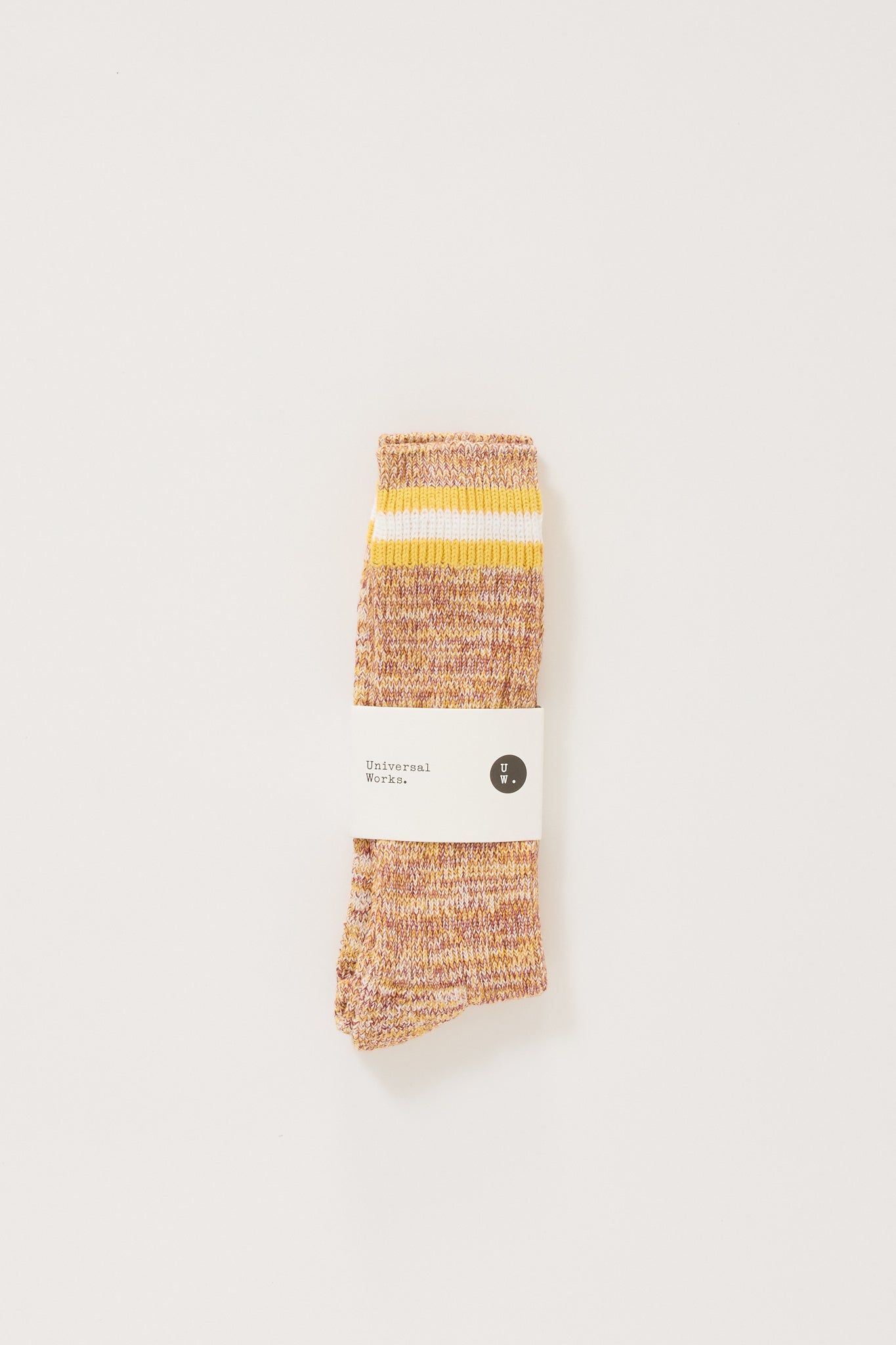 Universal Works | Everyday Stripe Sock Yellow | Maplestore