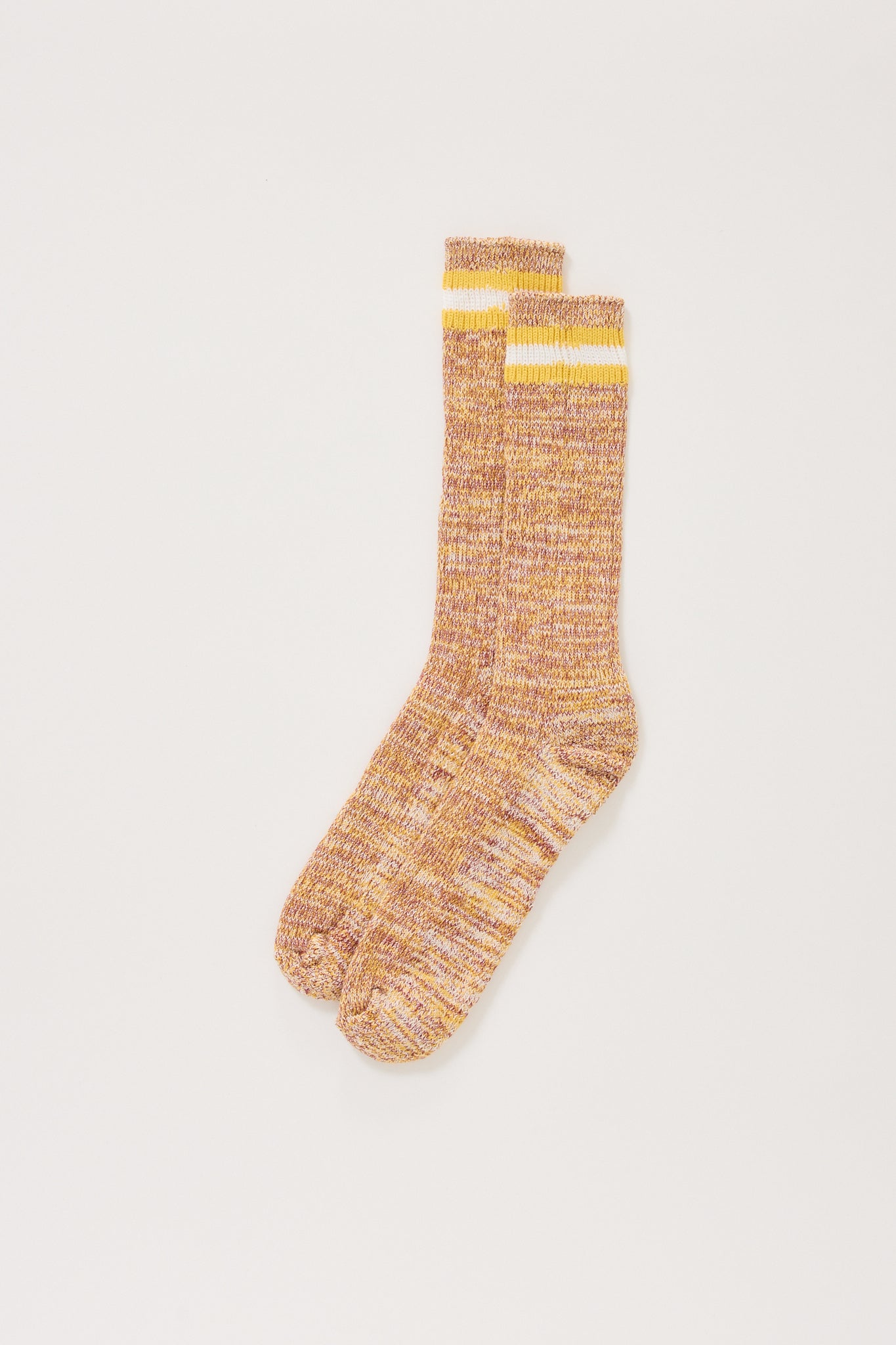 Universal Works | Everyday Stripe Sock Yellow | Maplestore