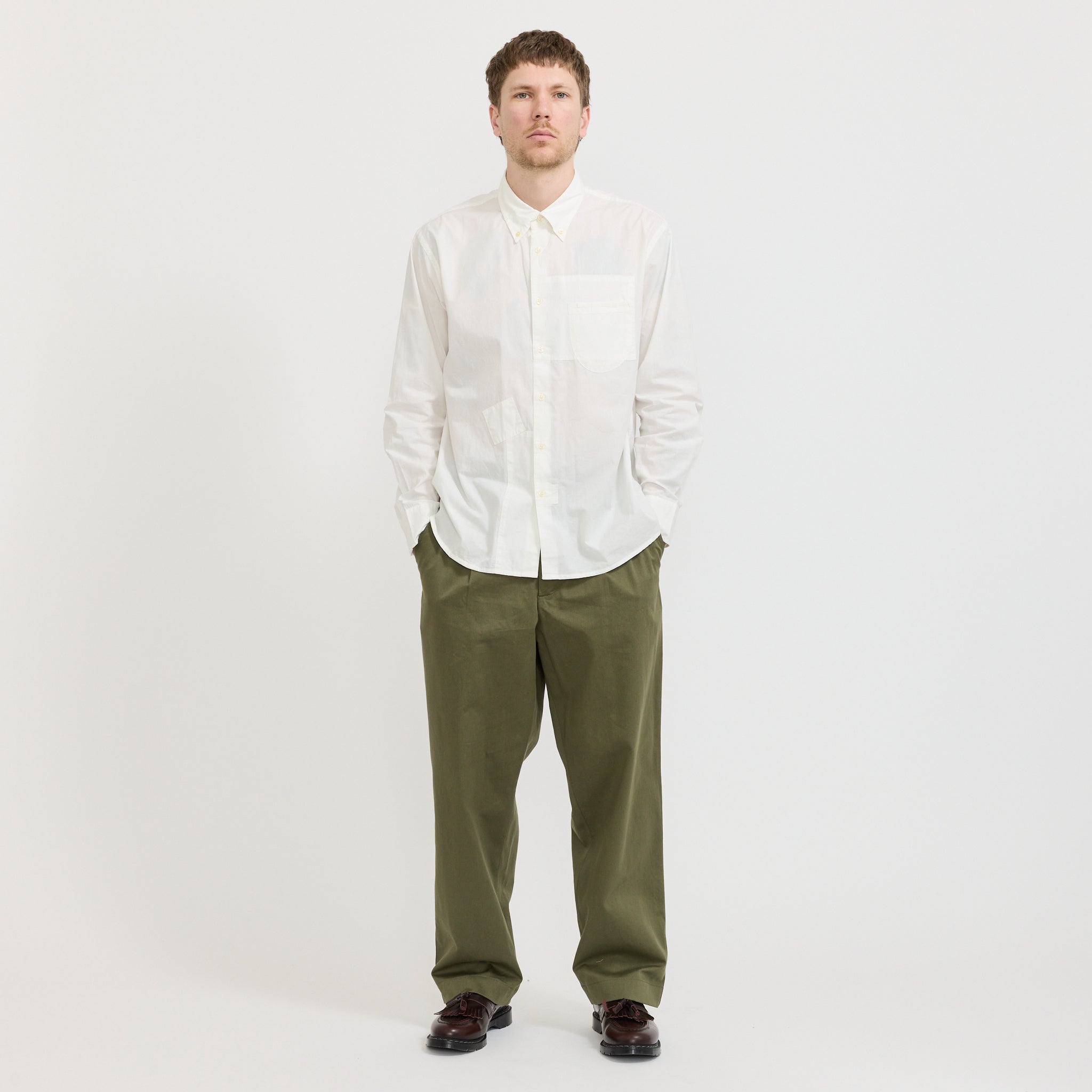 Duke Pant Twill Light Olive