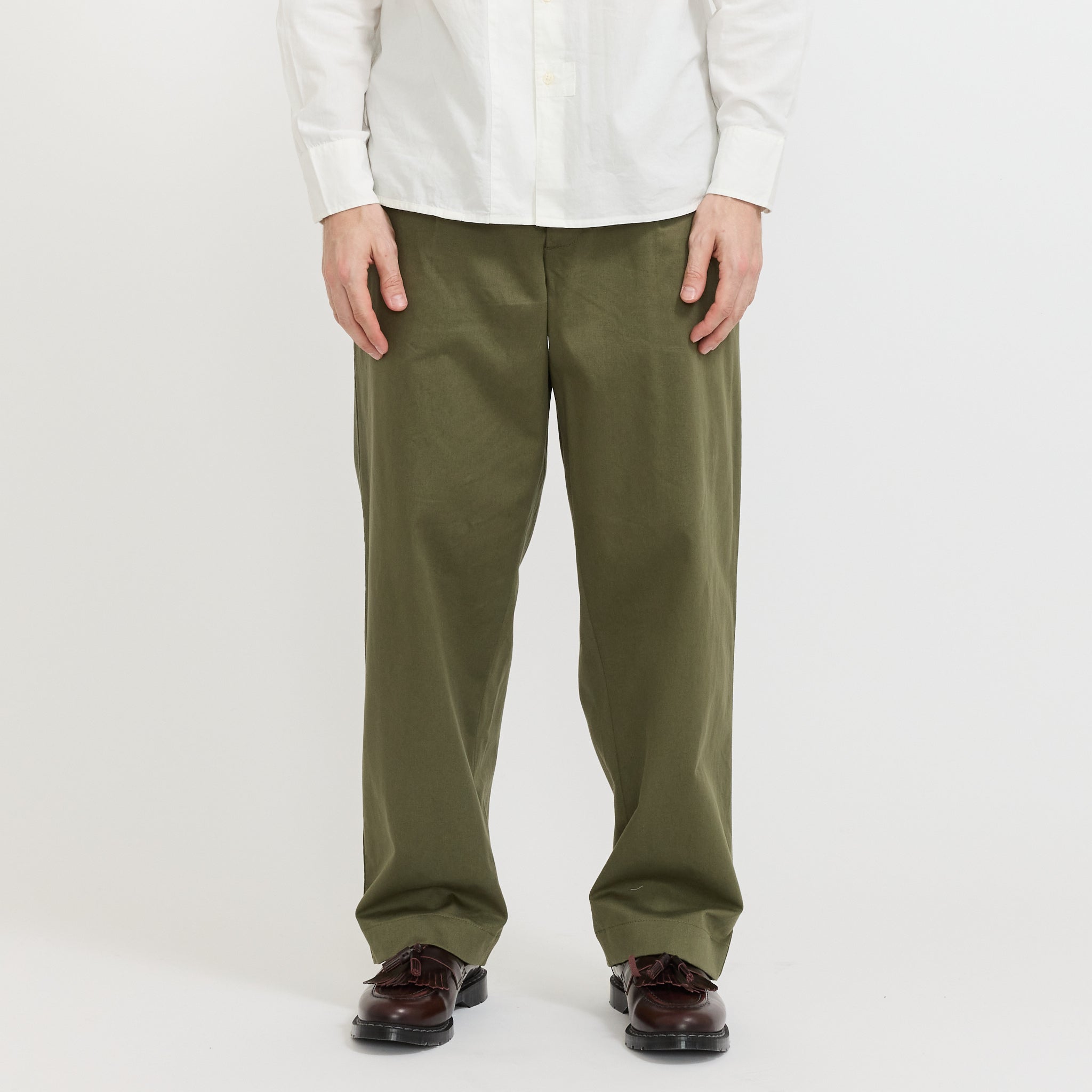 Duke Pant Twill Light Olive