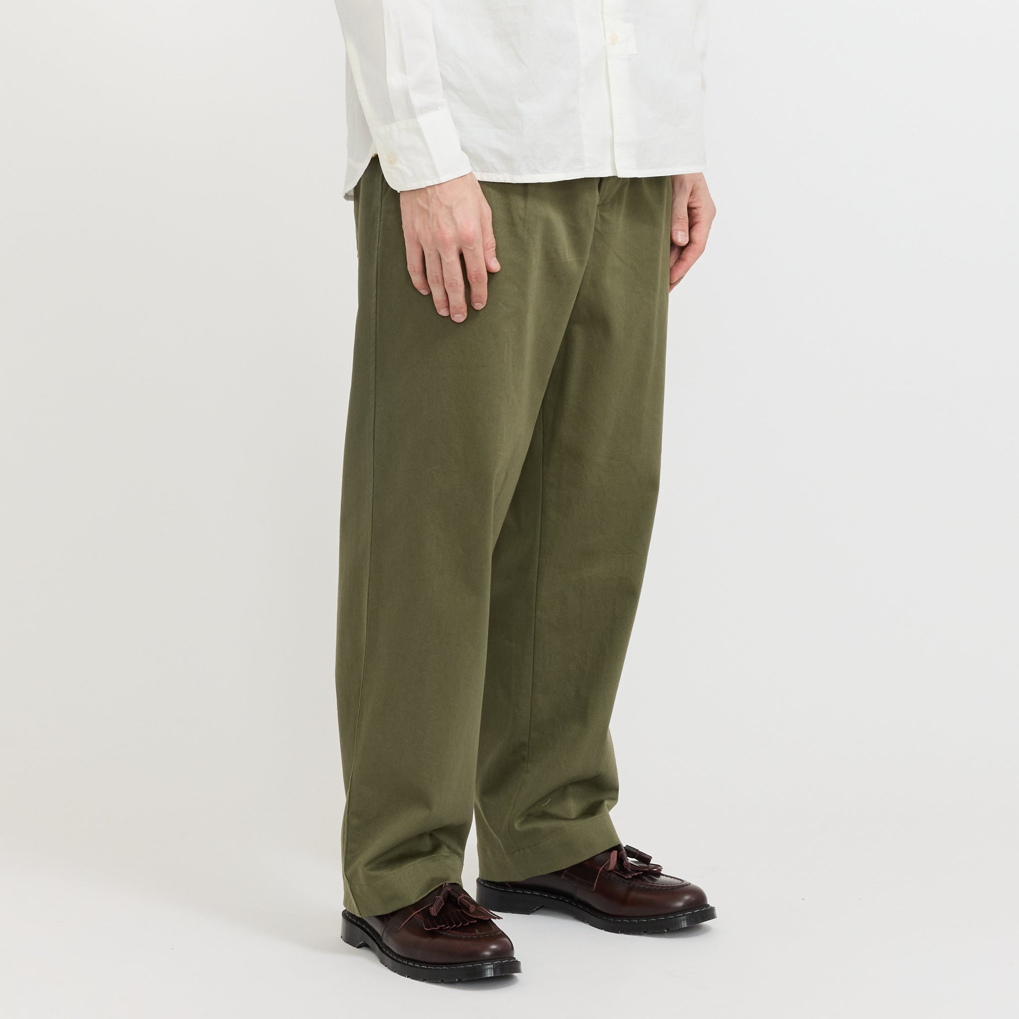 Duke Pant Twill Light Olive
