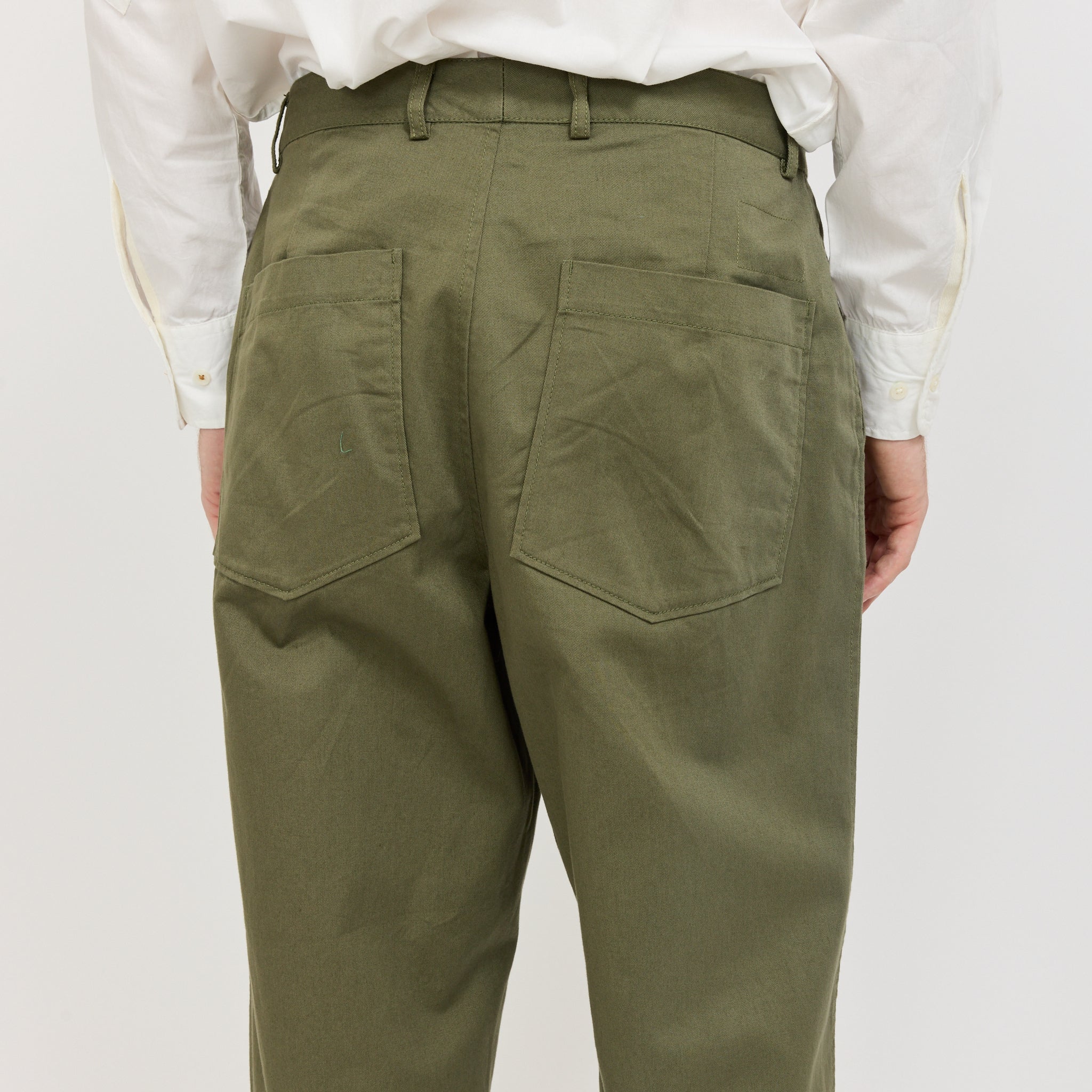 Duke Pant Twill Light Olive