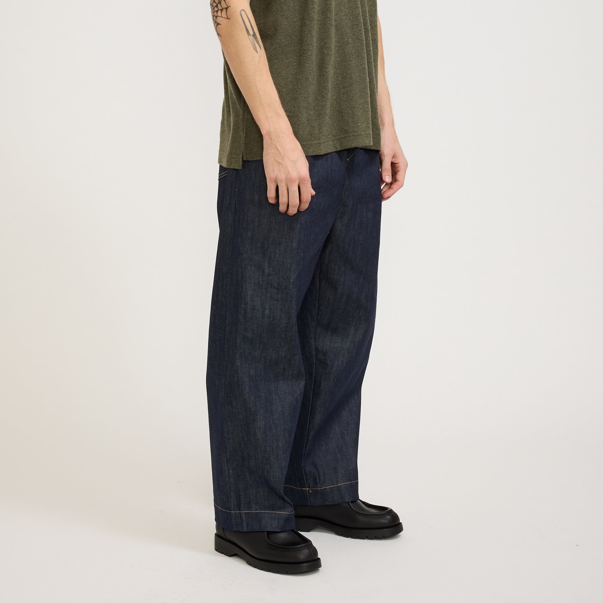 Universal Works | Duke Pant Indigo 13oz Selvedge Denim | Maplestore