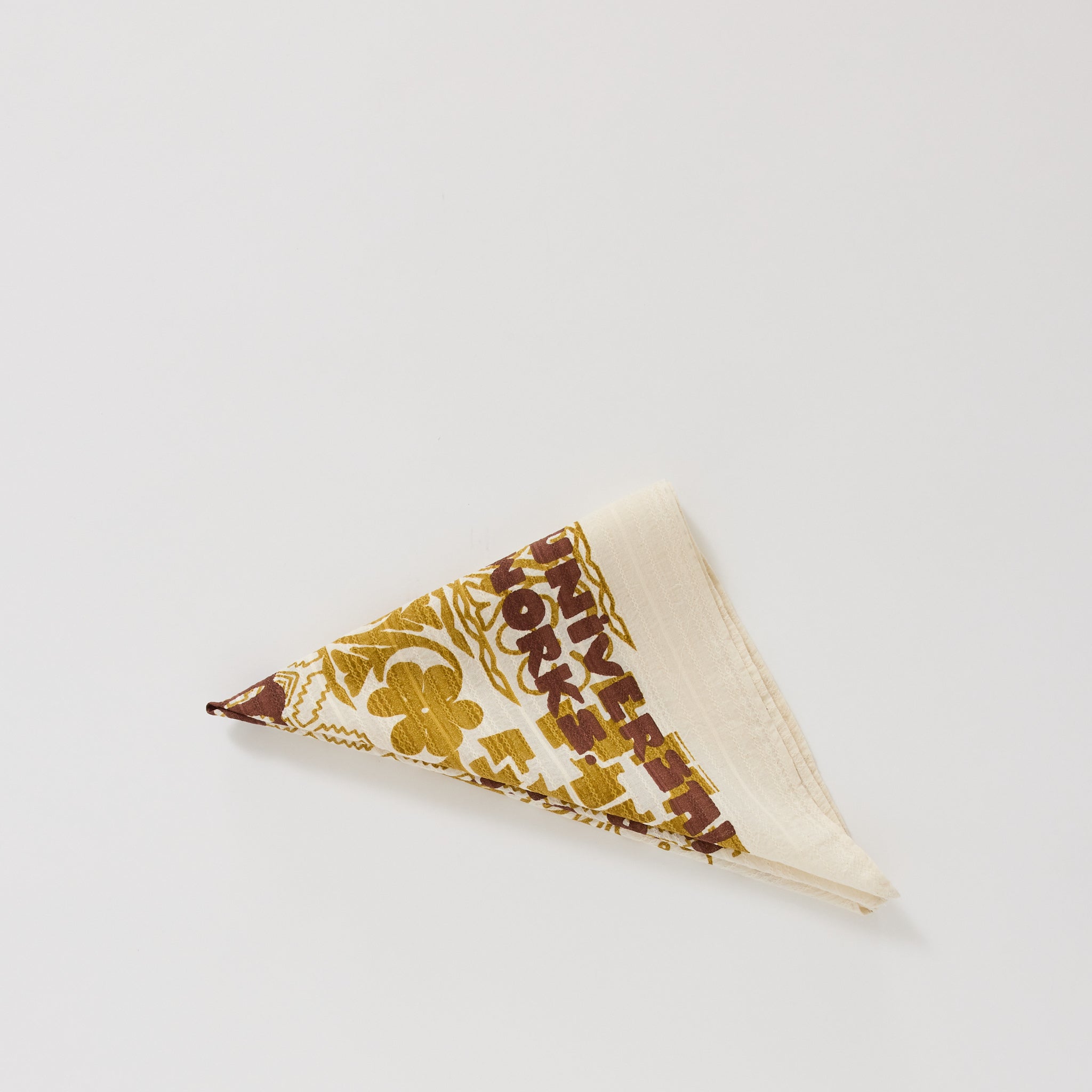 Kingsman Neckerchief Acapulco Weave Ecru