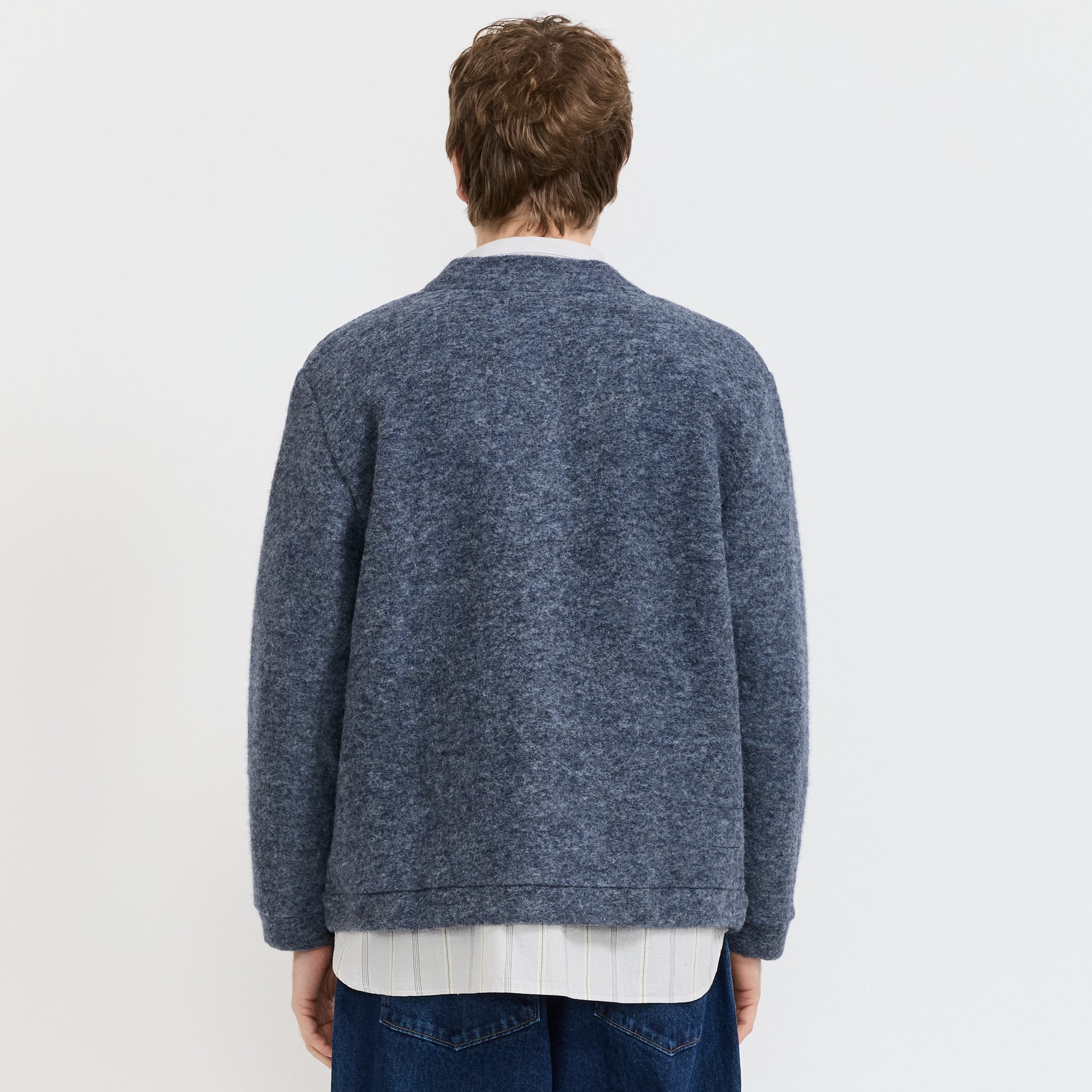 Advance Cardigan Slate Blue