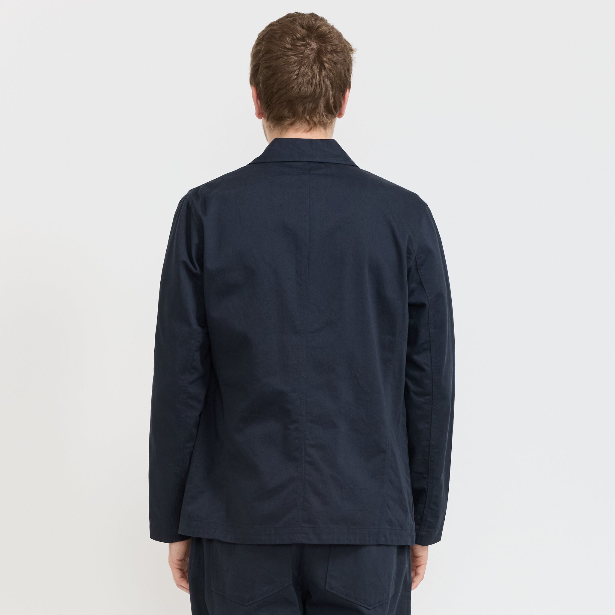 Universal Works | Bakers Jacket Navy Twill | Maplestore