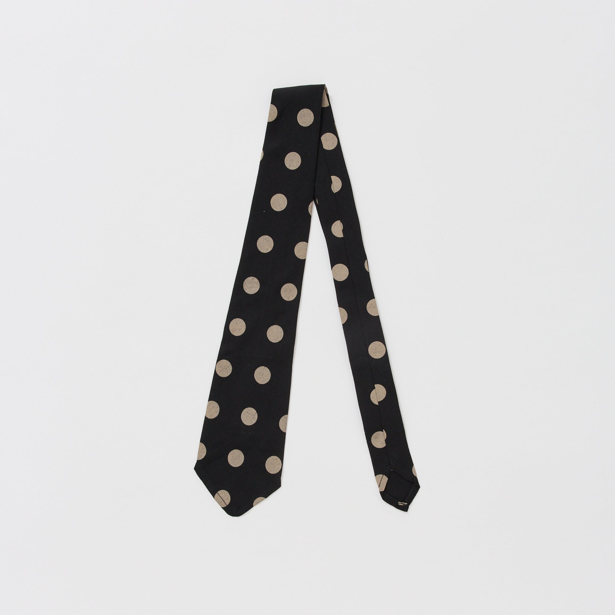 Tie Bold Dot Print Black