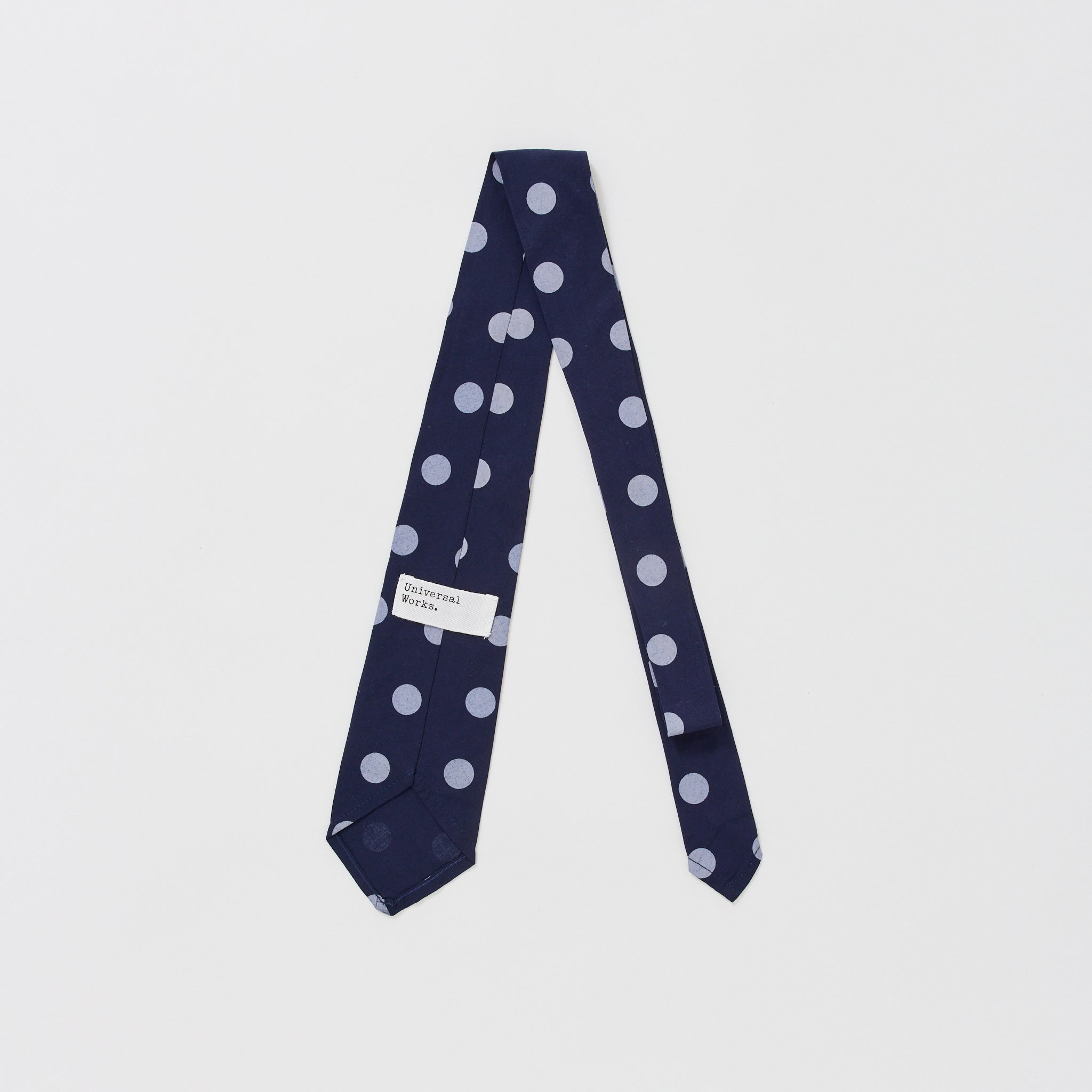 Tie Bold Dot Print Navy