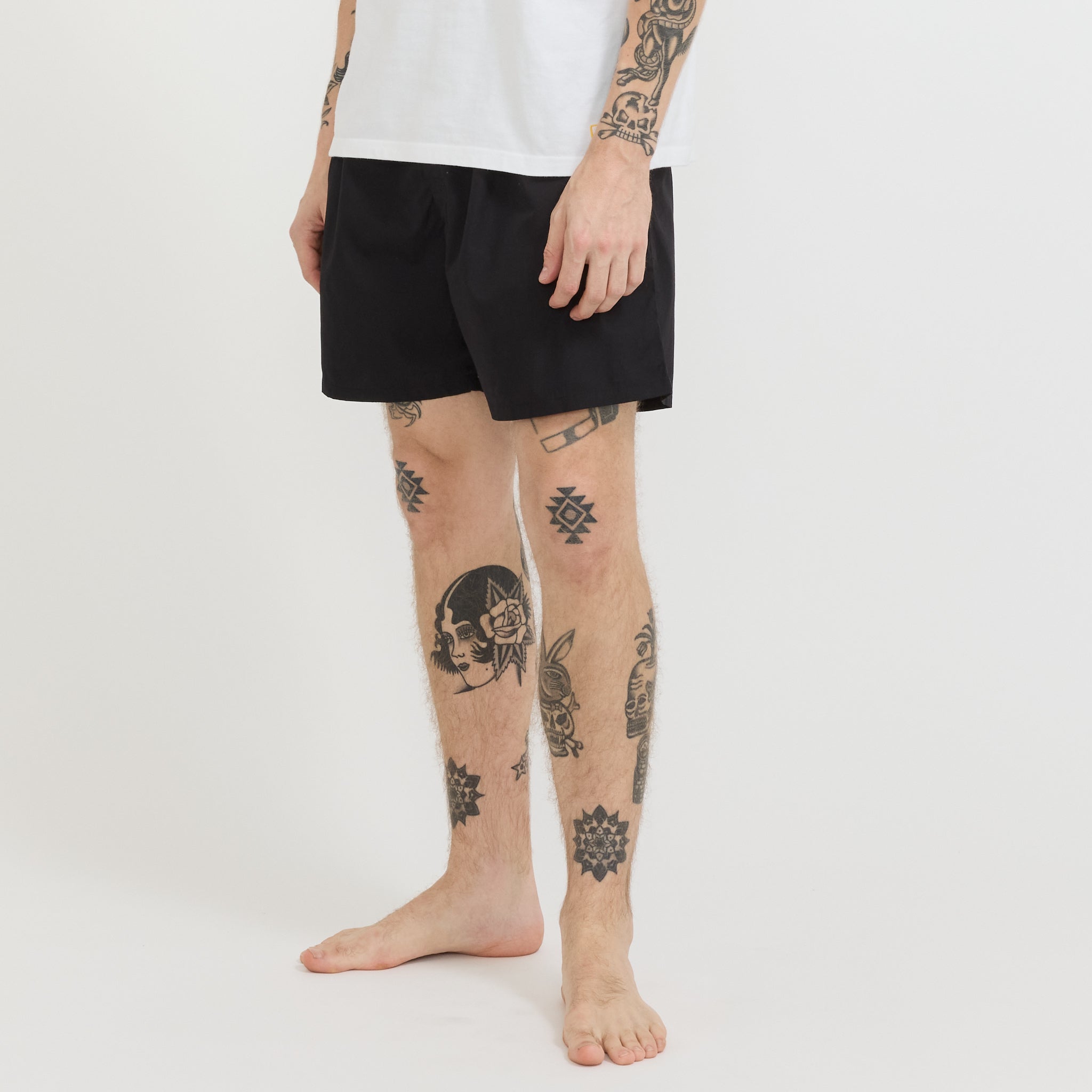Broadcloth Boxer Shorts Black