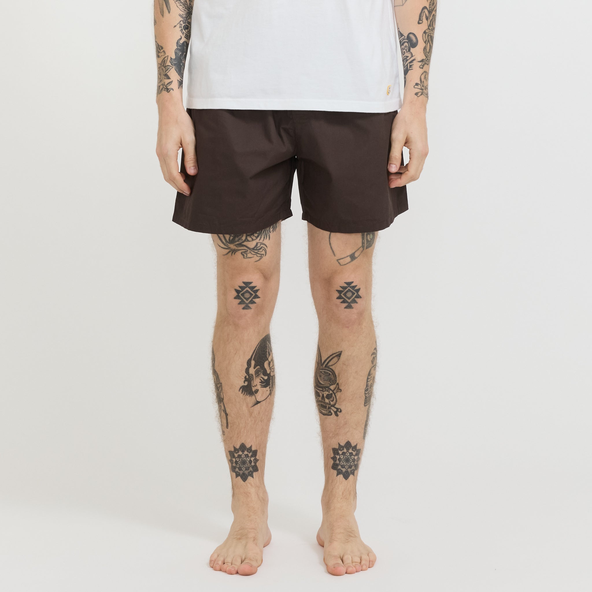Broadcloth Boxer Shorts Brown