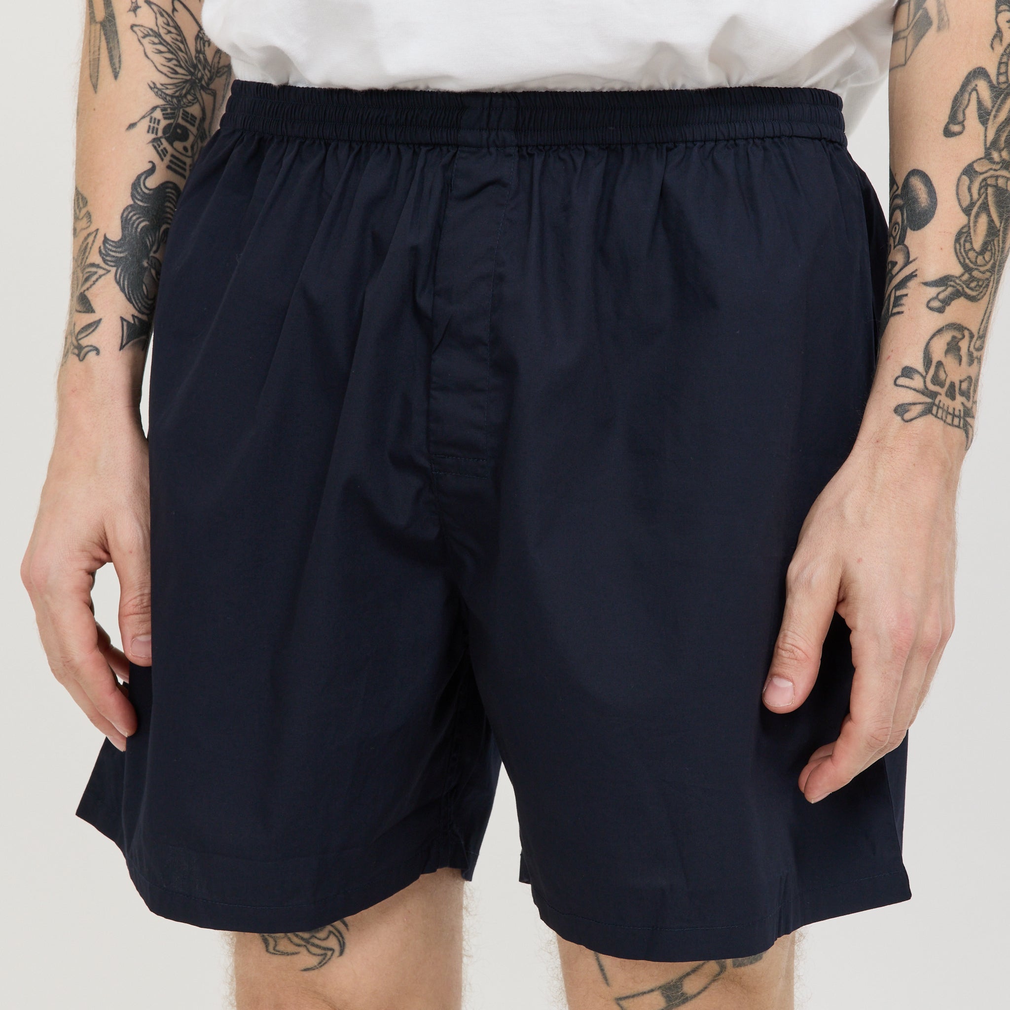 Broadcloth Boxer Shorts Navy
