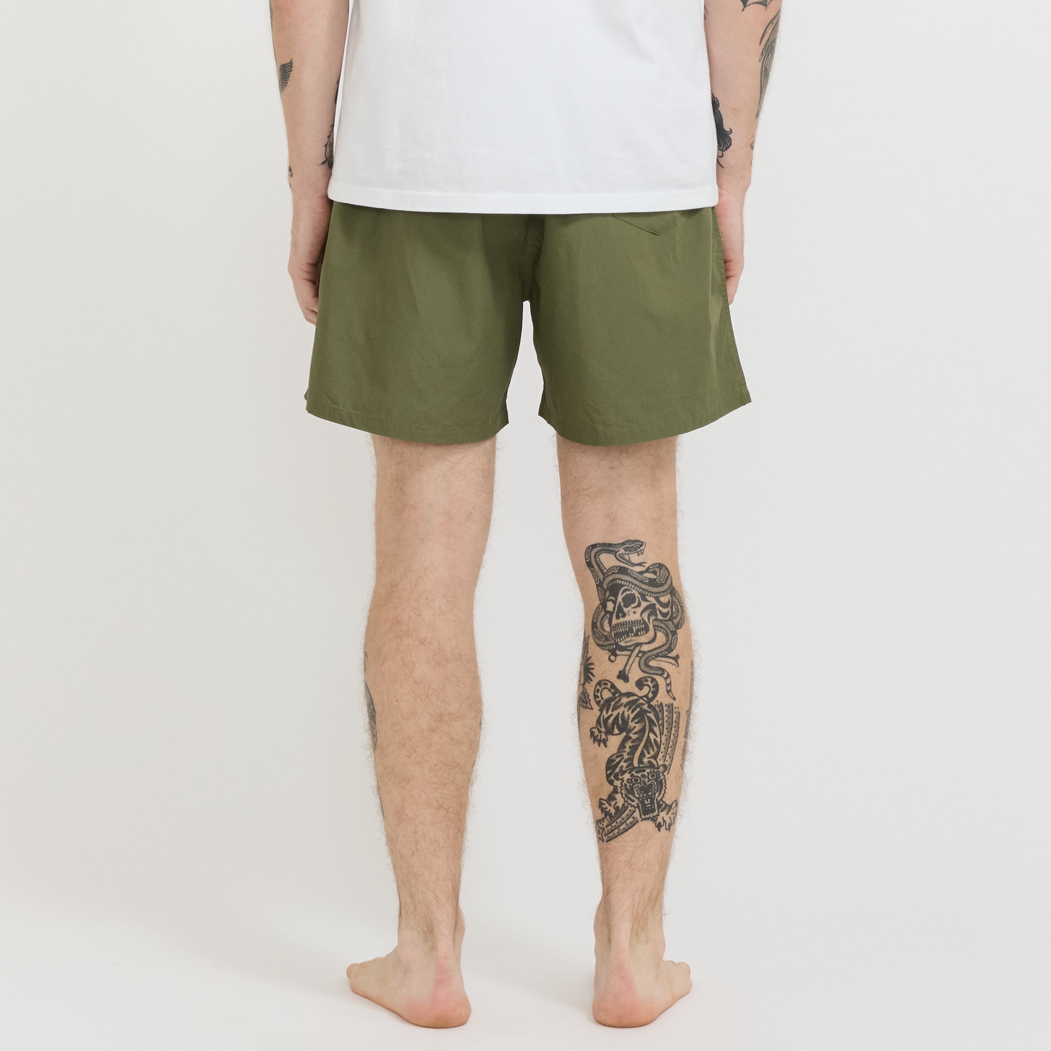 Broadcloth Boxer Shorts Olive