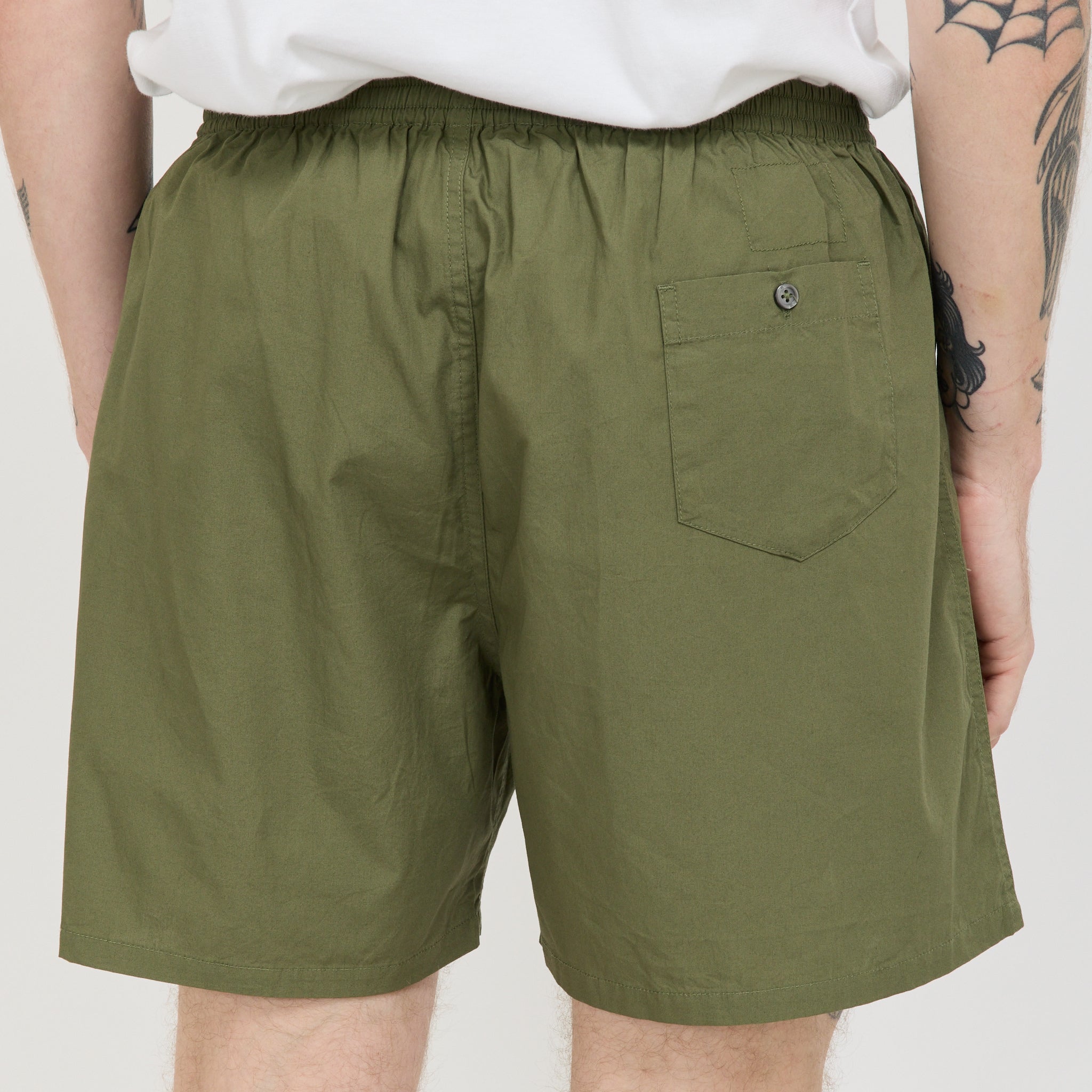 Broadcloth Boxer Shorts Olive