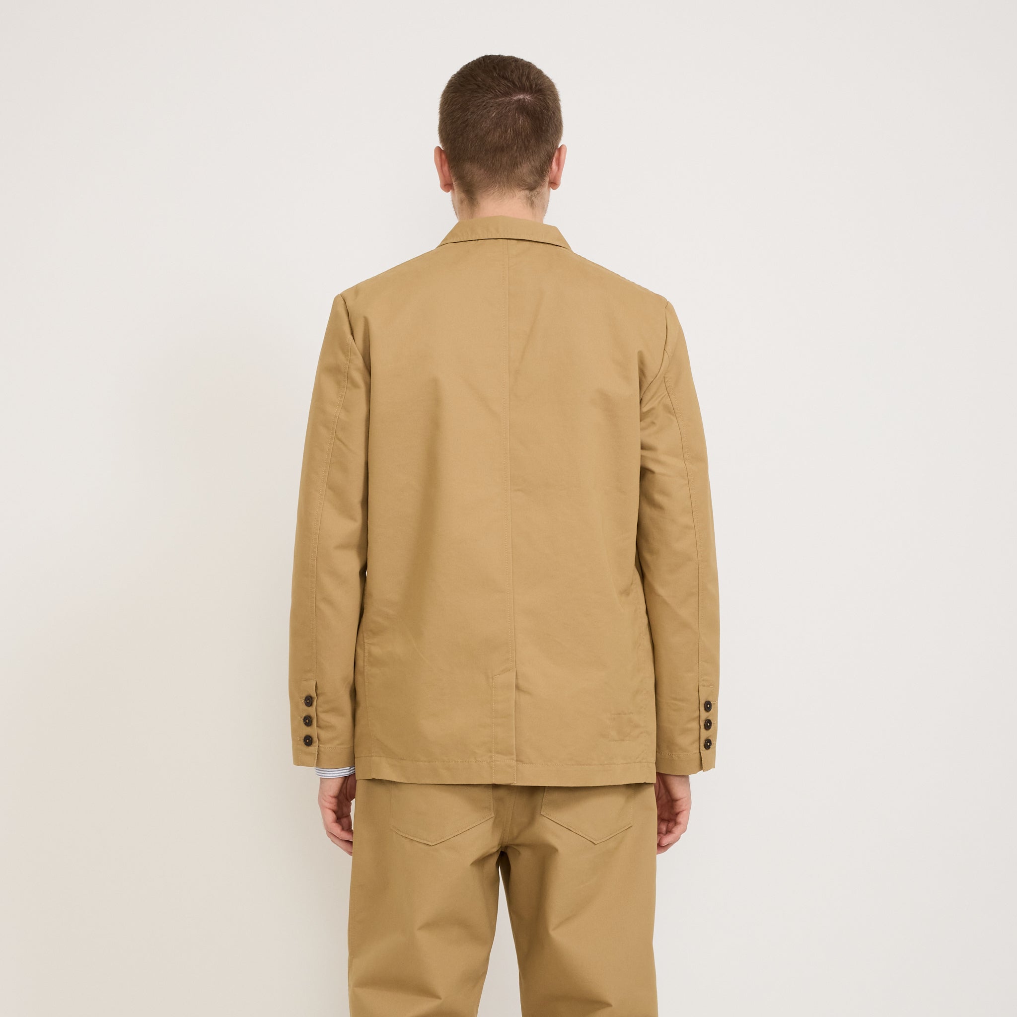 Universal Works | Capitol Jacket Brushed Polytech Sand | Maplestore