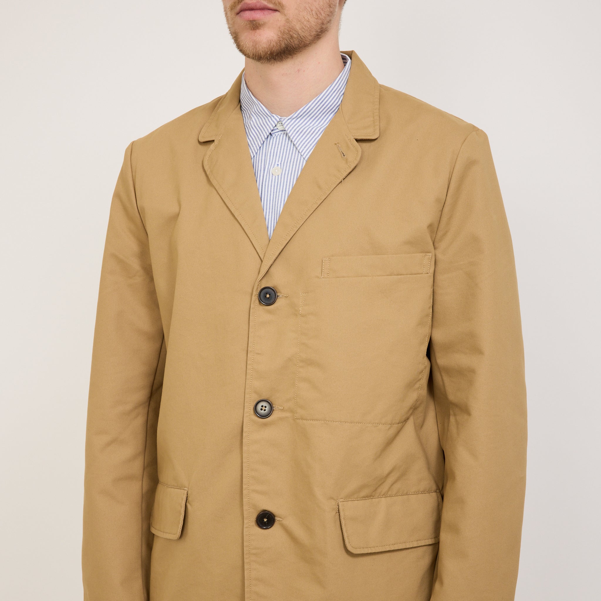 Universal Works | Capitol Jacket Brushed Polytech Sand | Maplestore