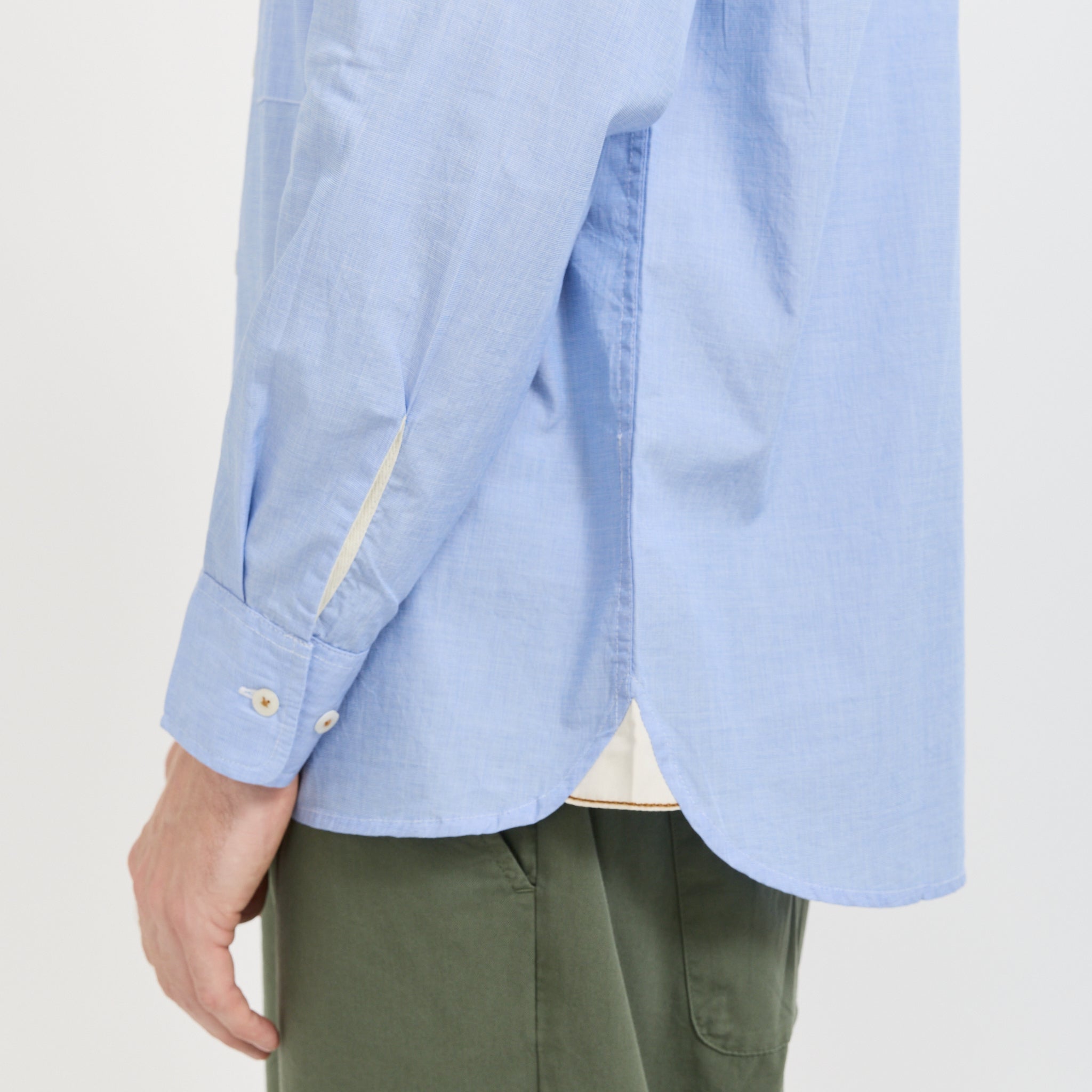 Universal Works | Square Pocket Shirt Sky | Maplestore