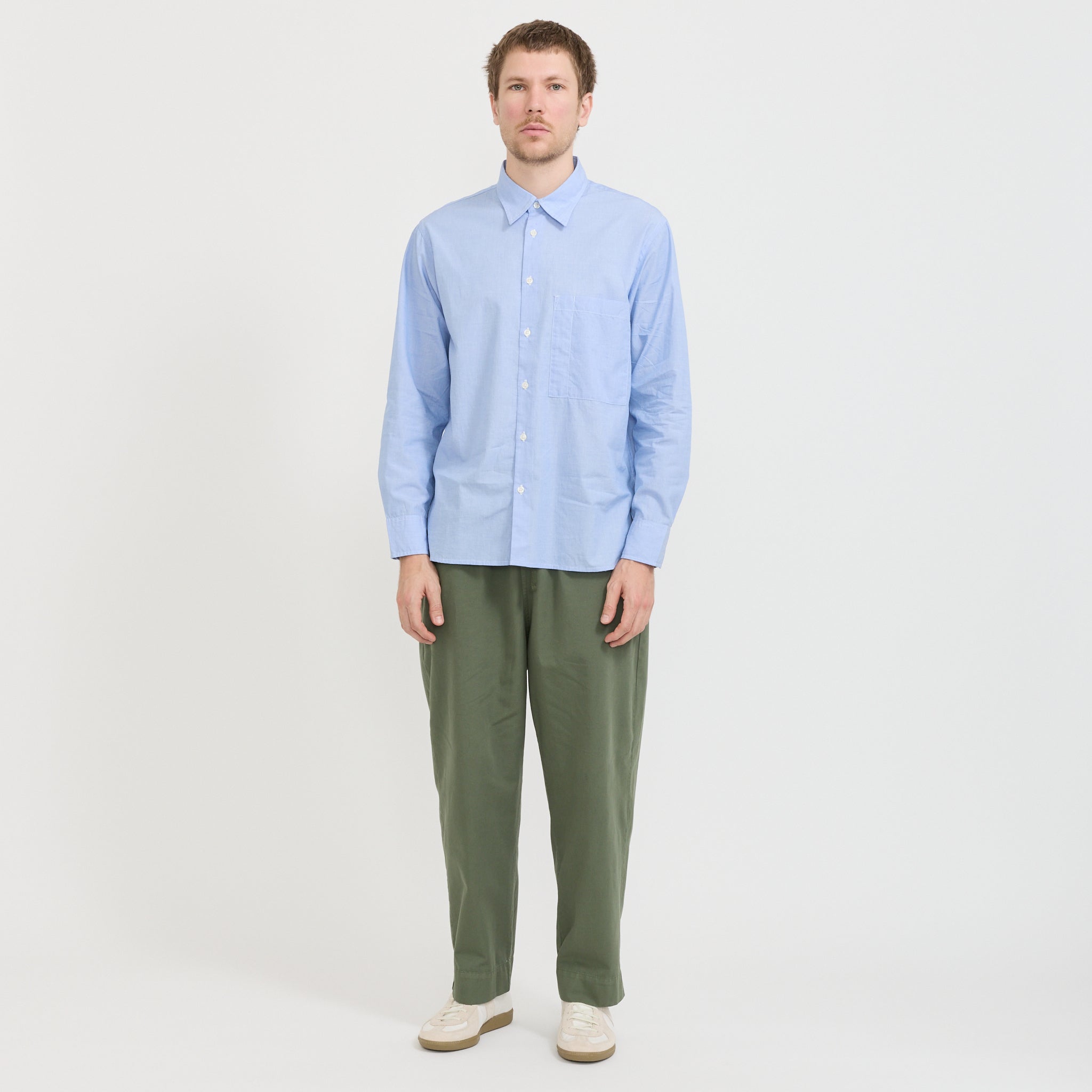 Universal Works | Square Pocket Shirt Sky | Maplestore