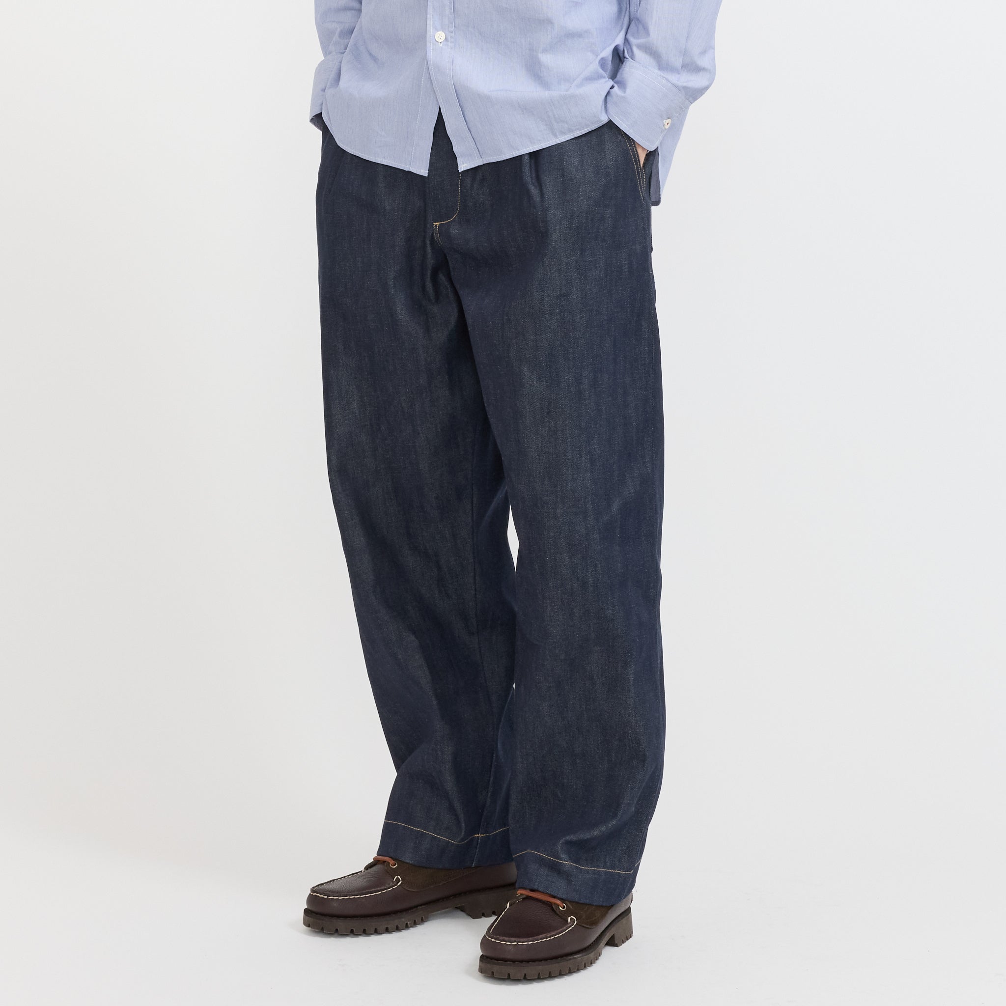 サ*君様 ALOUND SELVEDGE DENIM PANTS INDIGO Duke Pant Indigo 13oz Selvedge Denim | Maplestore