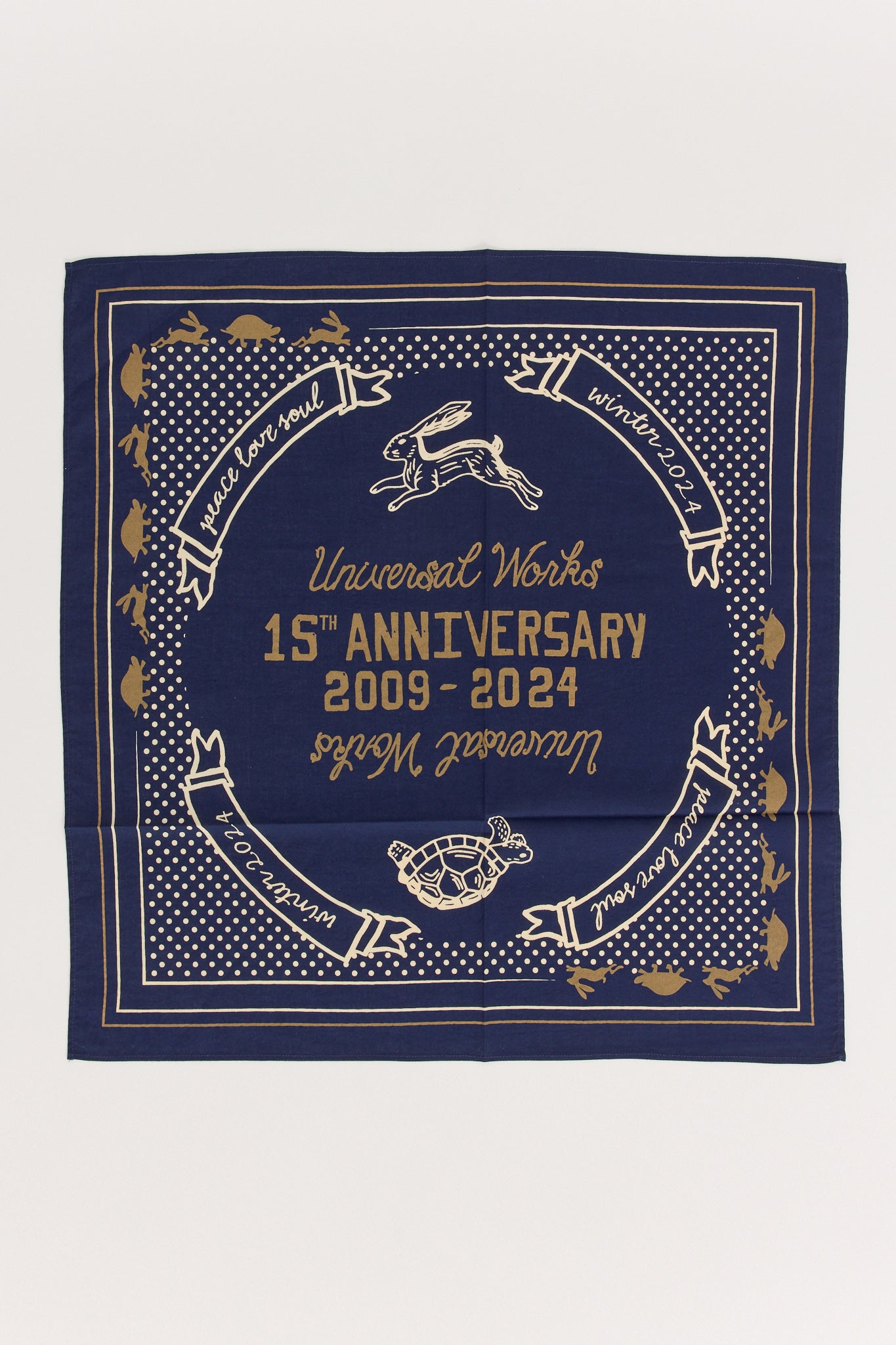 Universal Works | Kingsman Neckerchief Navy Cambric | Maplestore