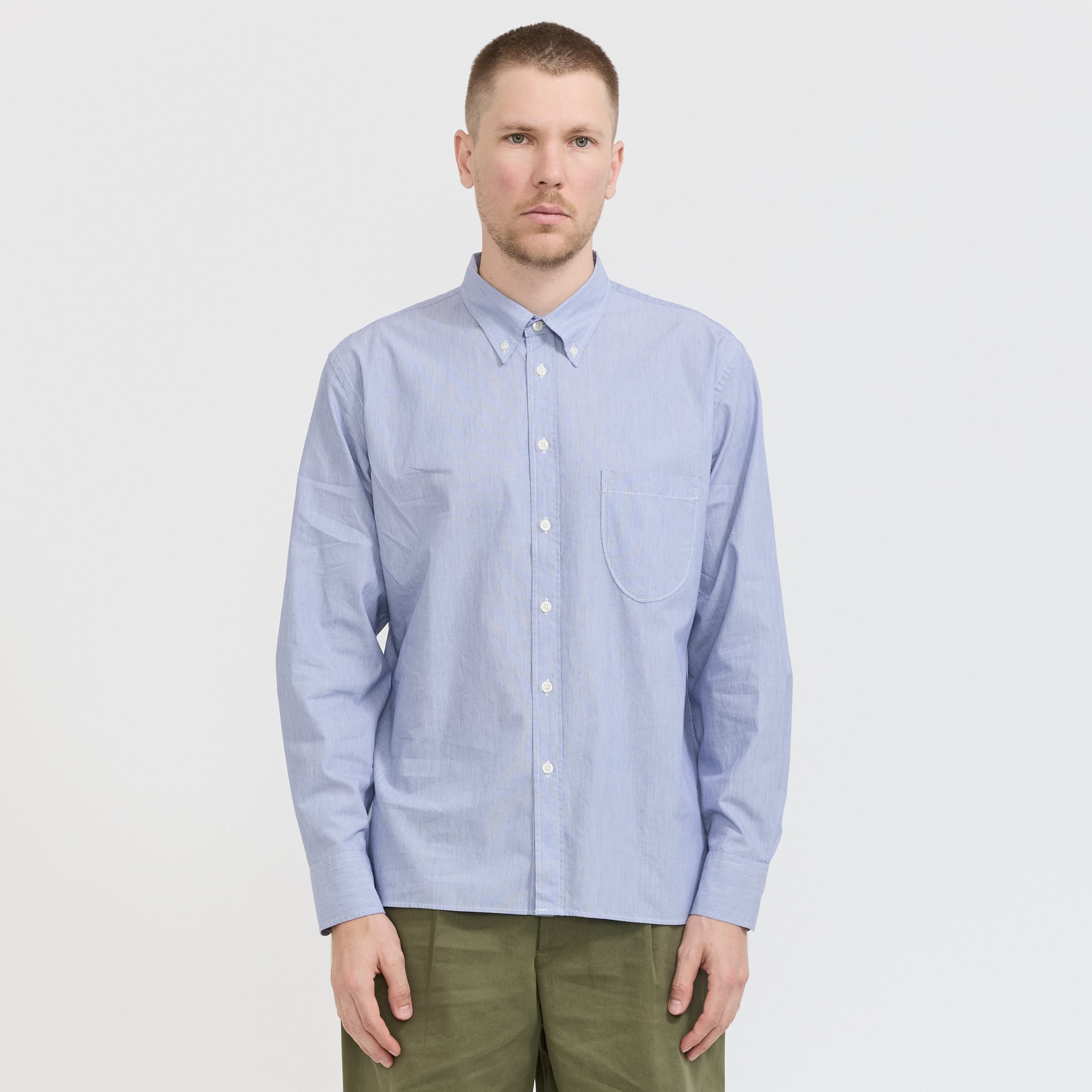 Lazy Day Shirt Classic Stripe Blue