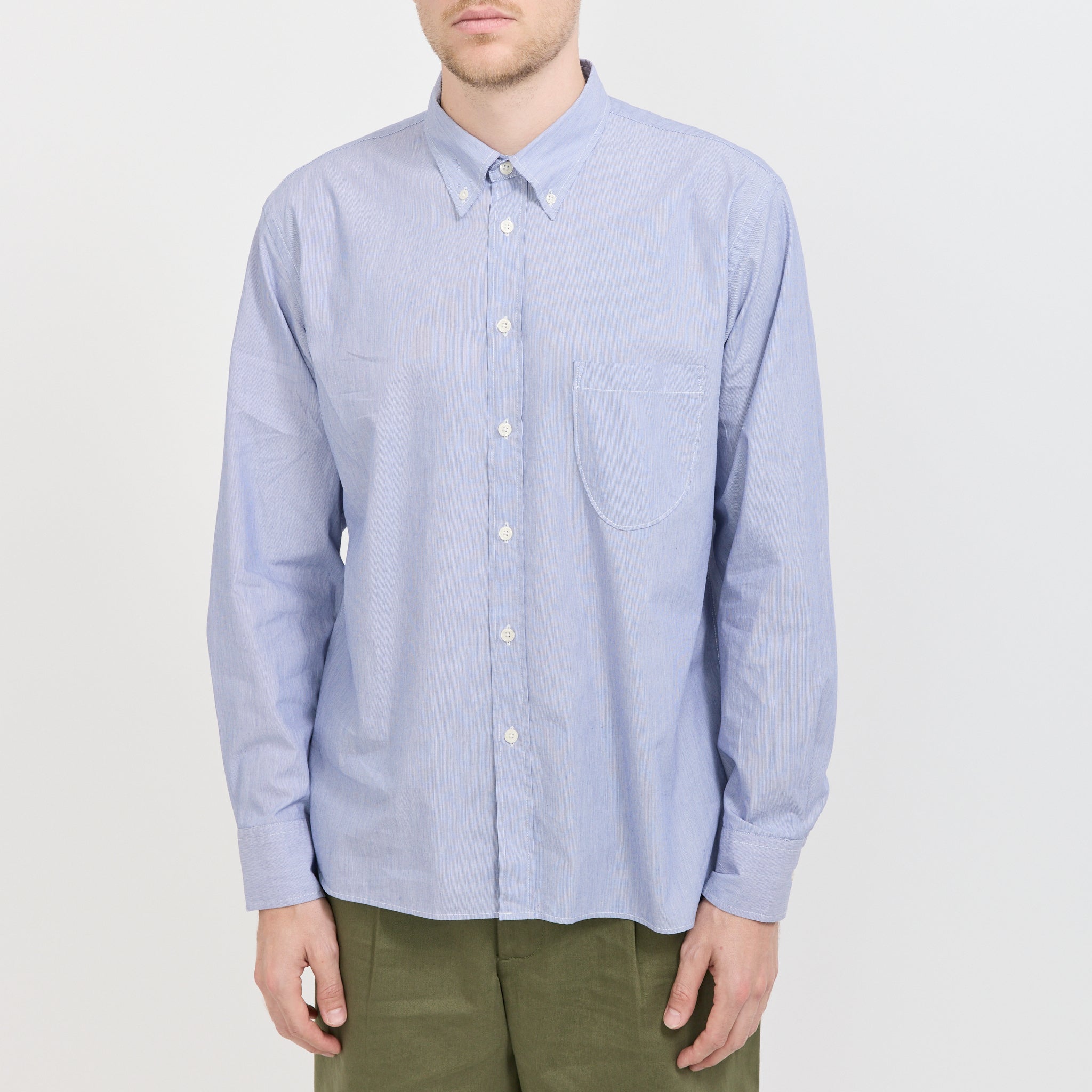 Lazy Day Shirt Classic Stripe Blue