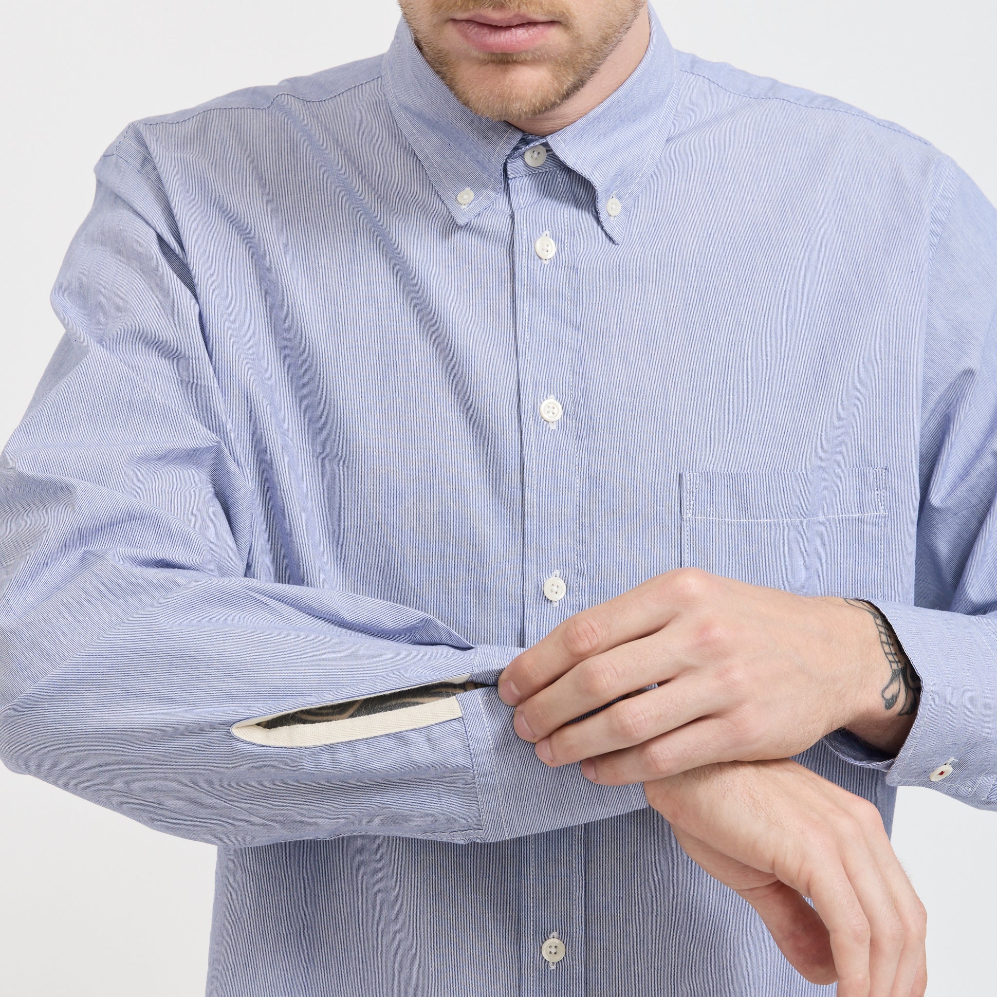 Lazy Day Shirt Classic Stripe Blue