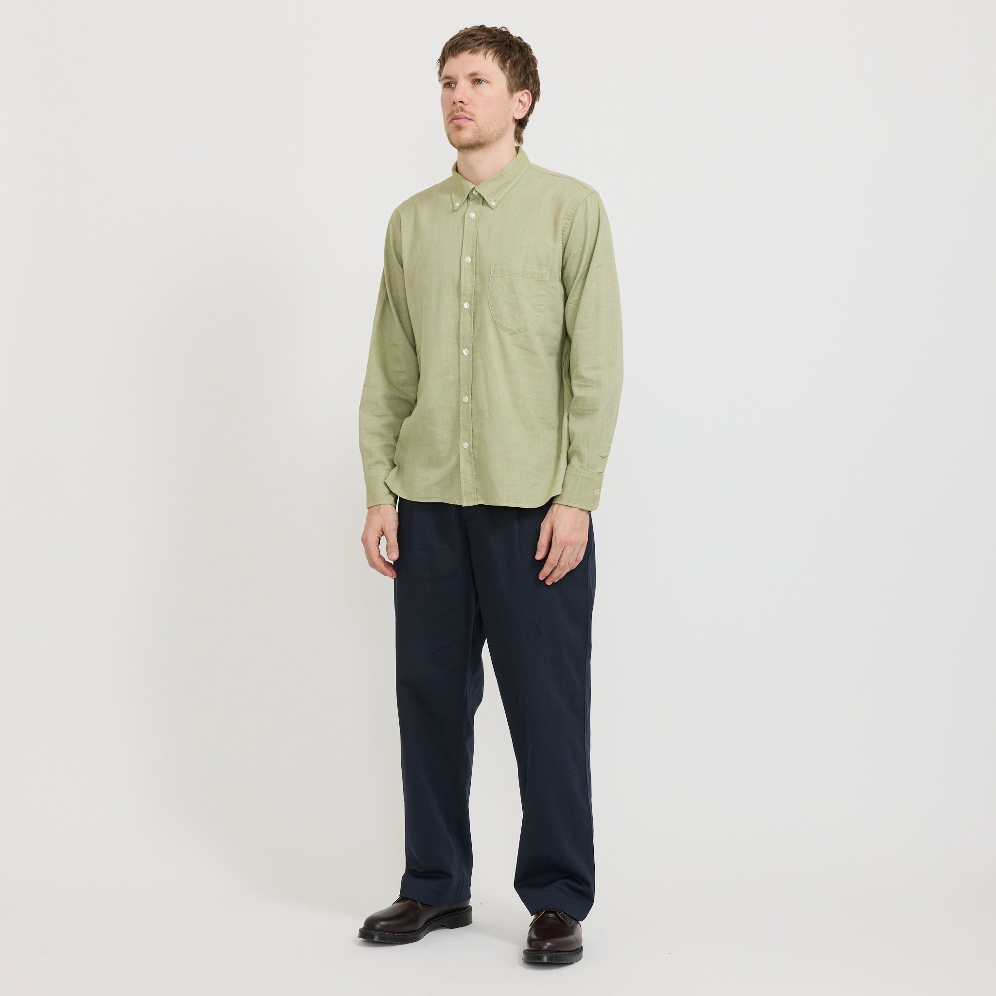 Lazy Day Shirt Neptune Cotton Green