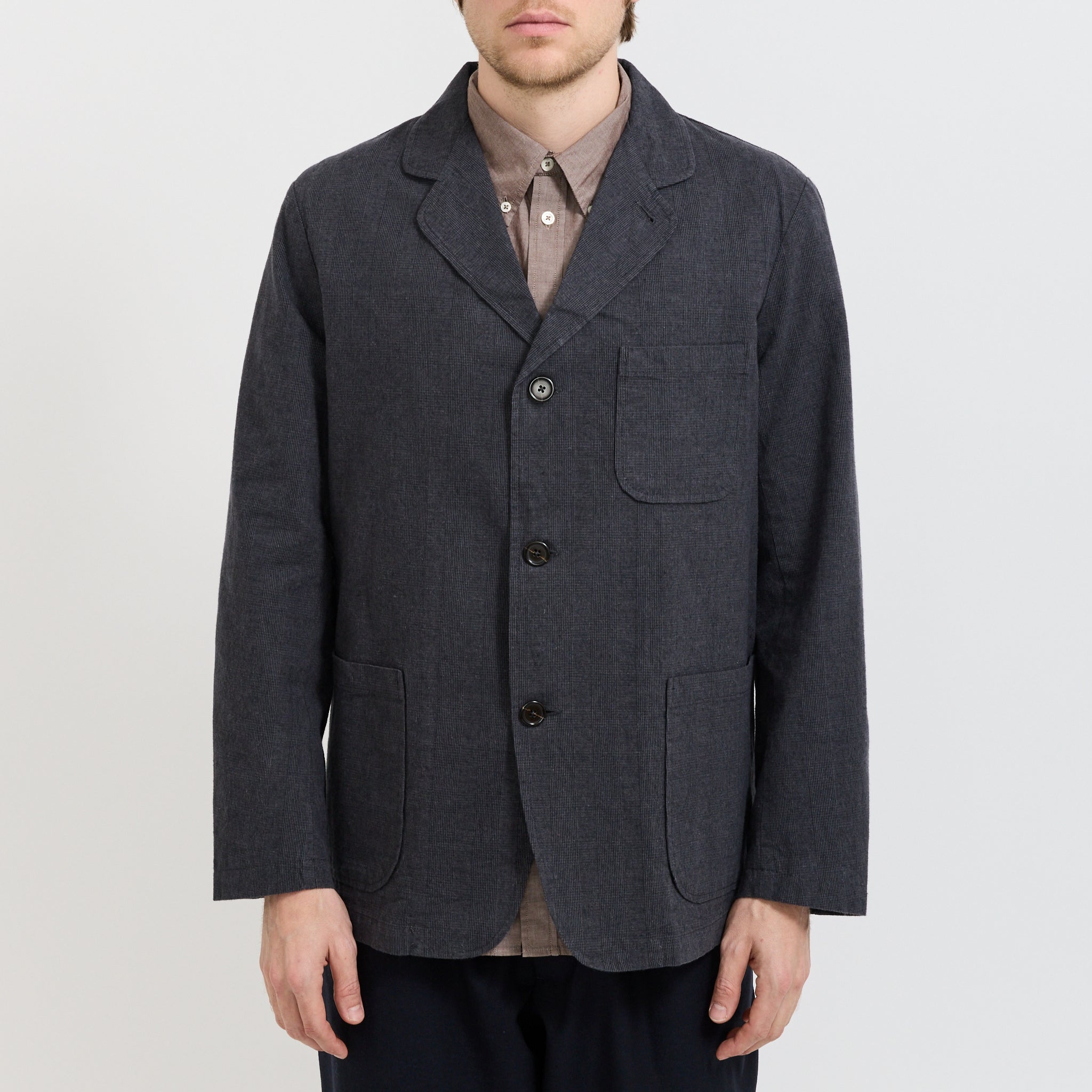 Three Button Jacket Grey