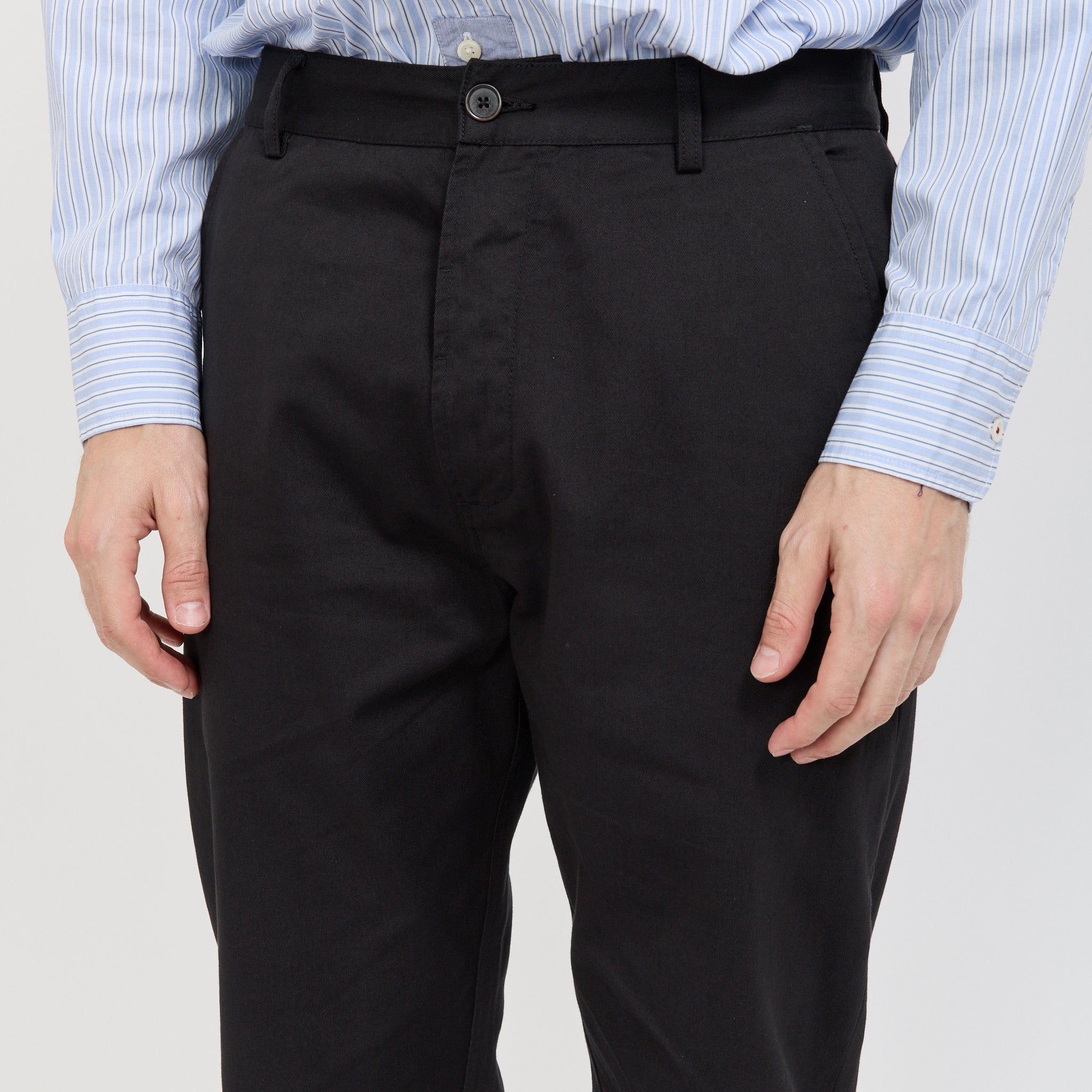 Military Chino Twill Black