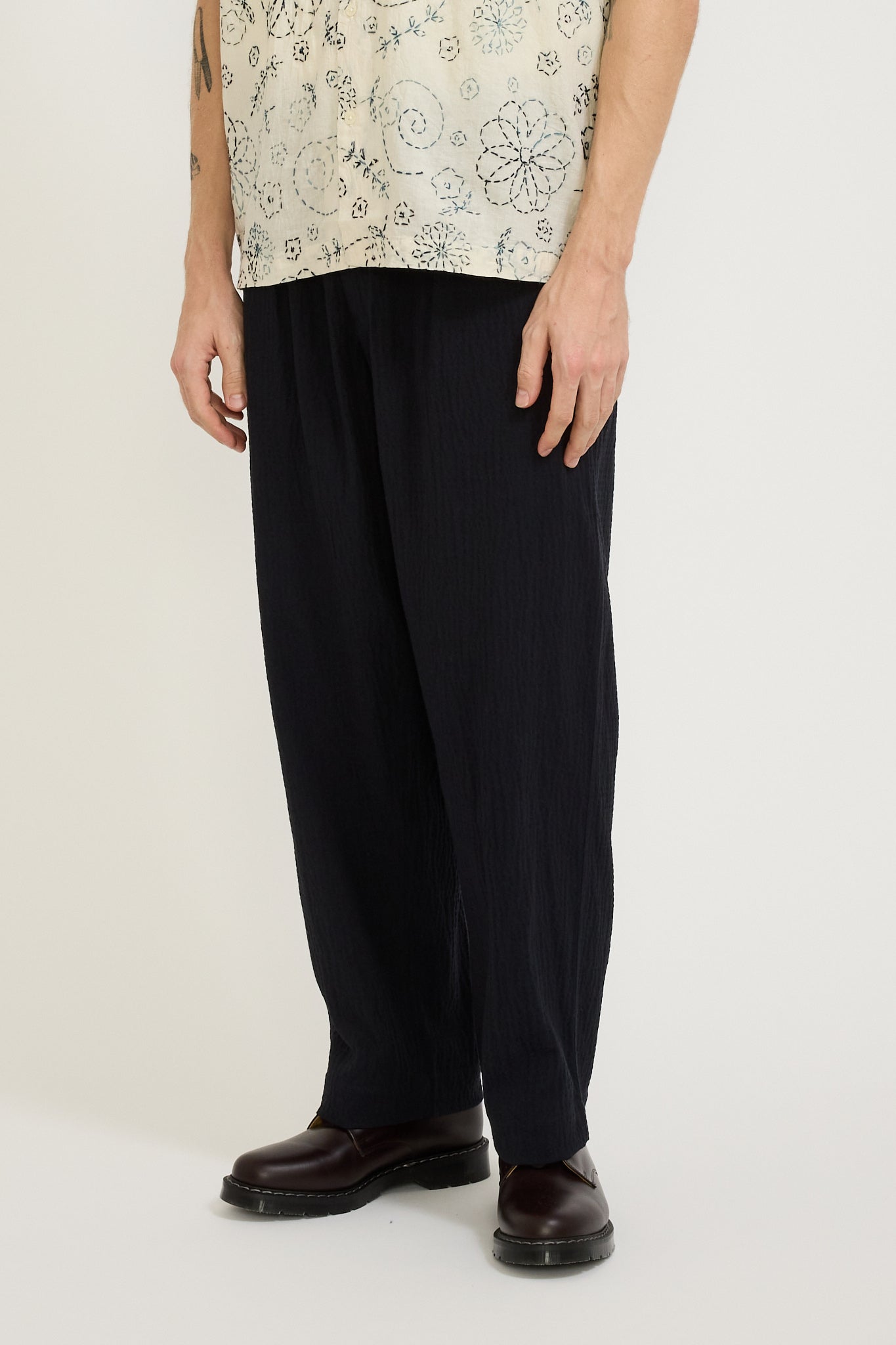 Oxford Pant Ospina Cotton Dark Navy