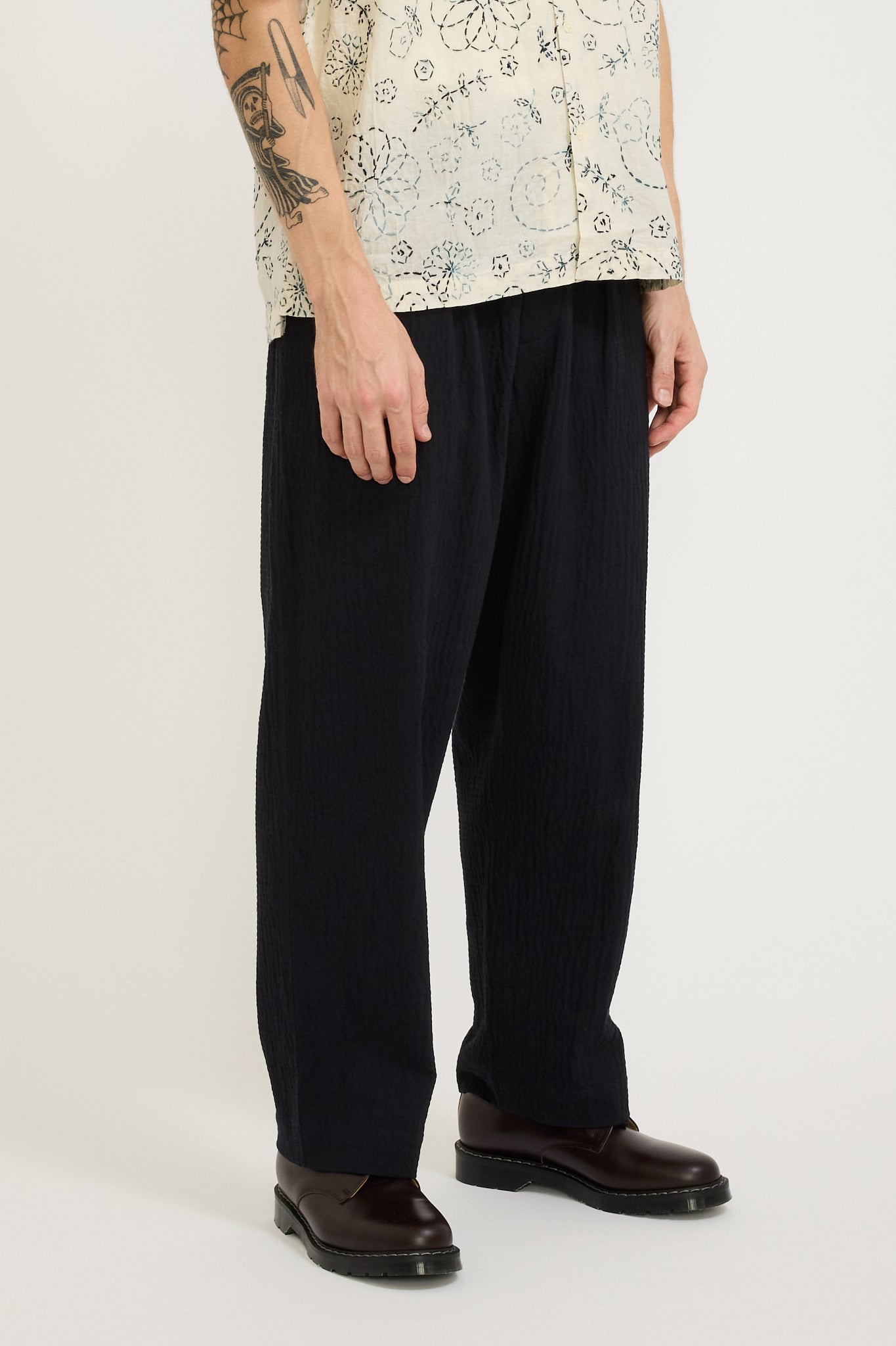 Oxford Pant Ospina Cotton Dark Navy