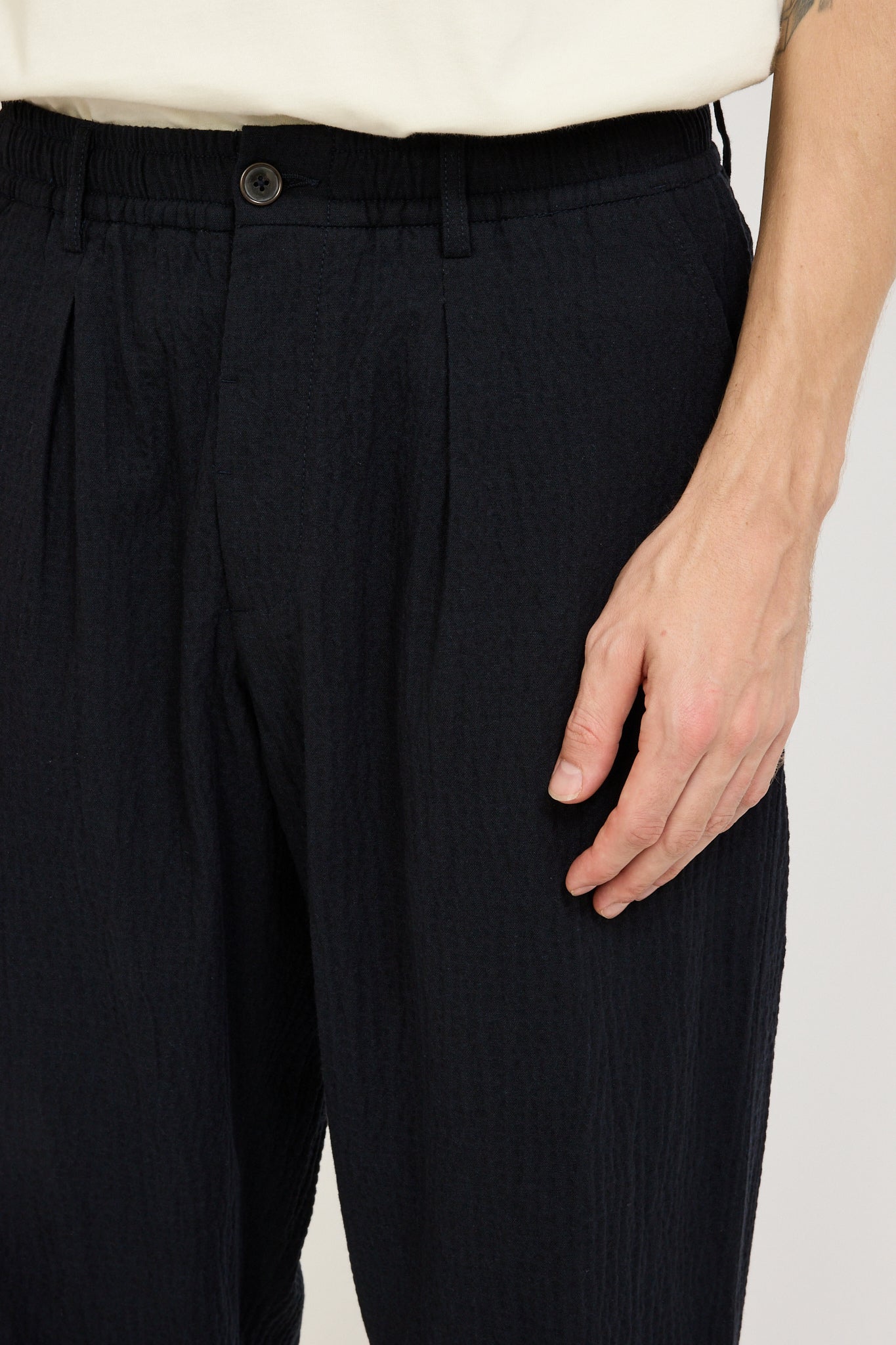 Oxford Pant Ospina Cotton Dark Navy