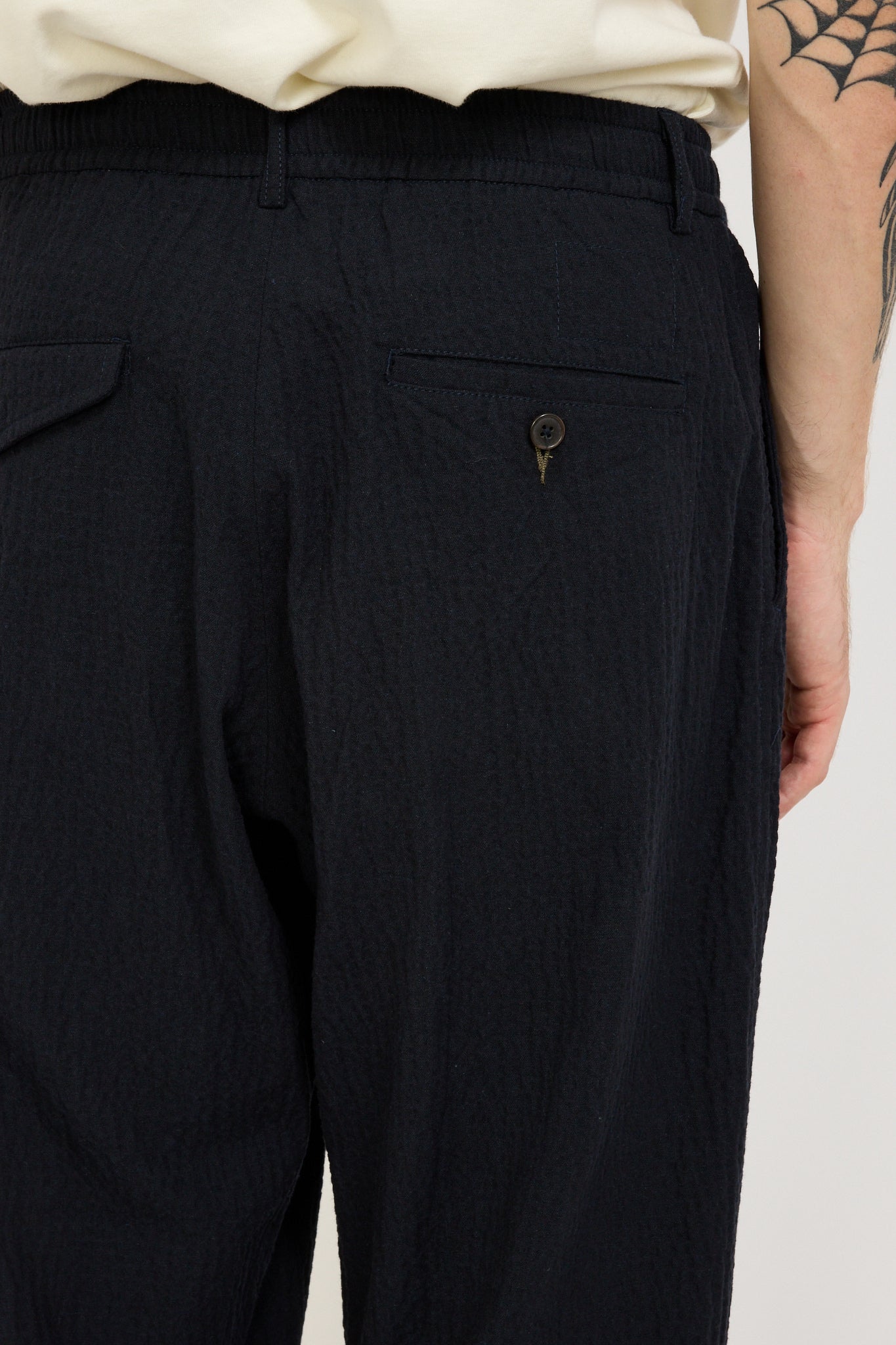 Oxford Pant Ospina Cotton Dark Navy