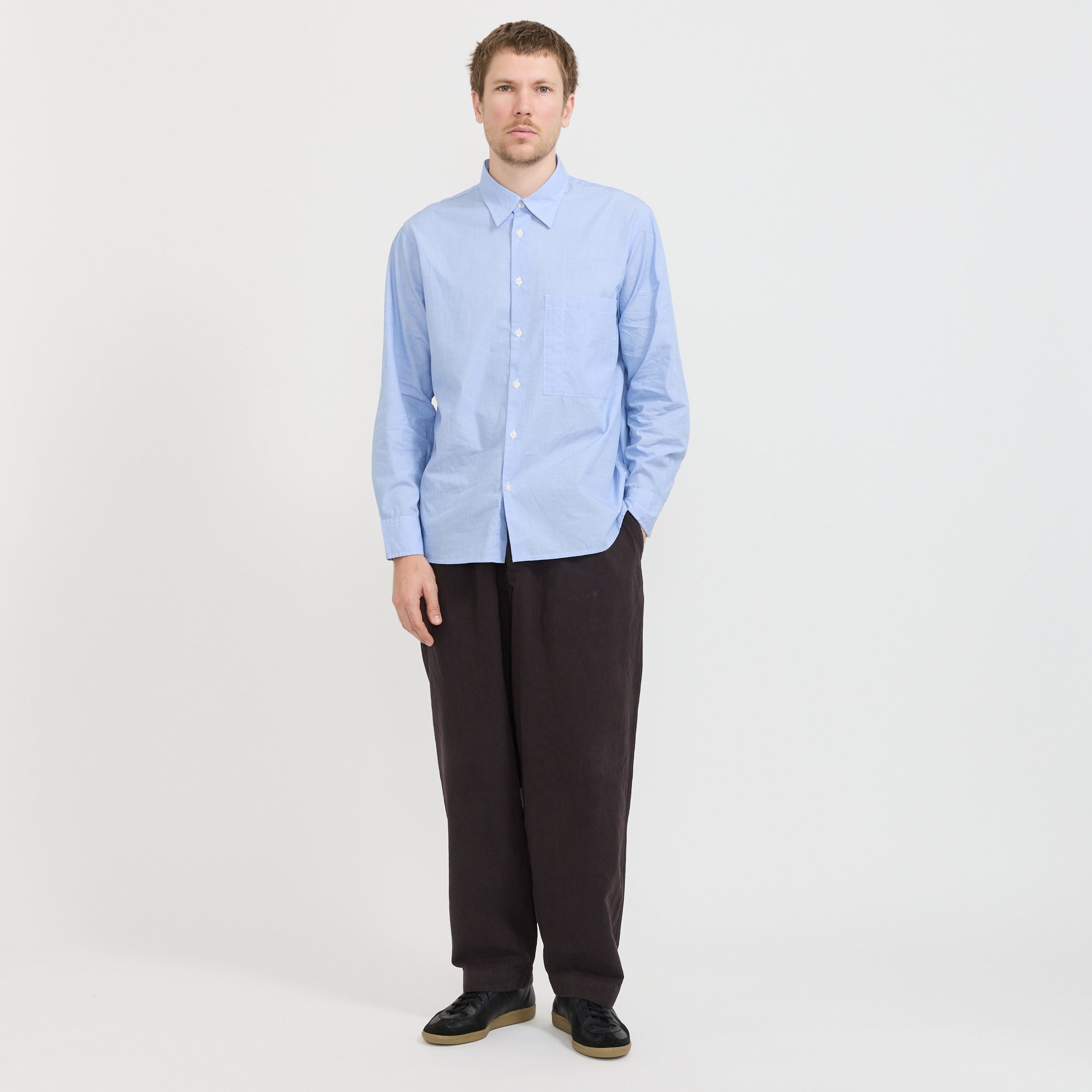 Oxford Pant Licorice | Men's Loose-Fit Pant from Universal Works