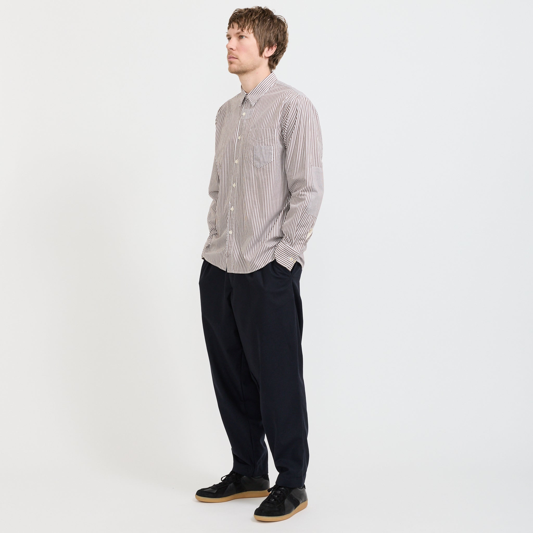 Patched Shirt Brown