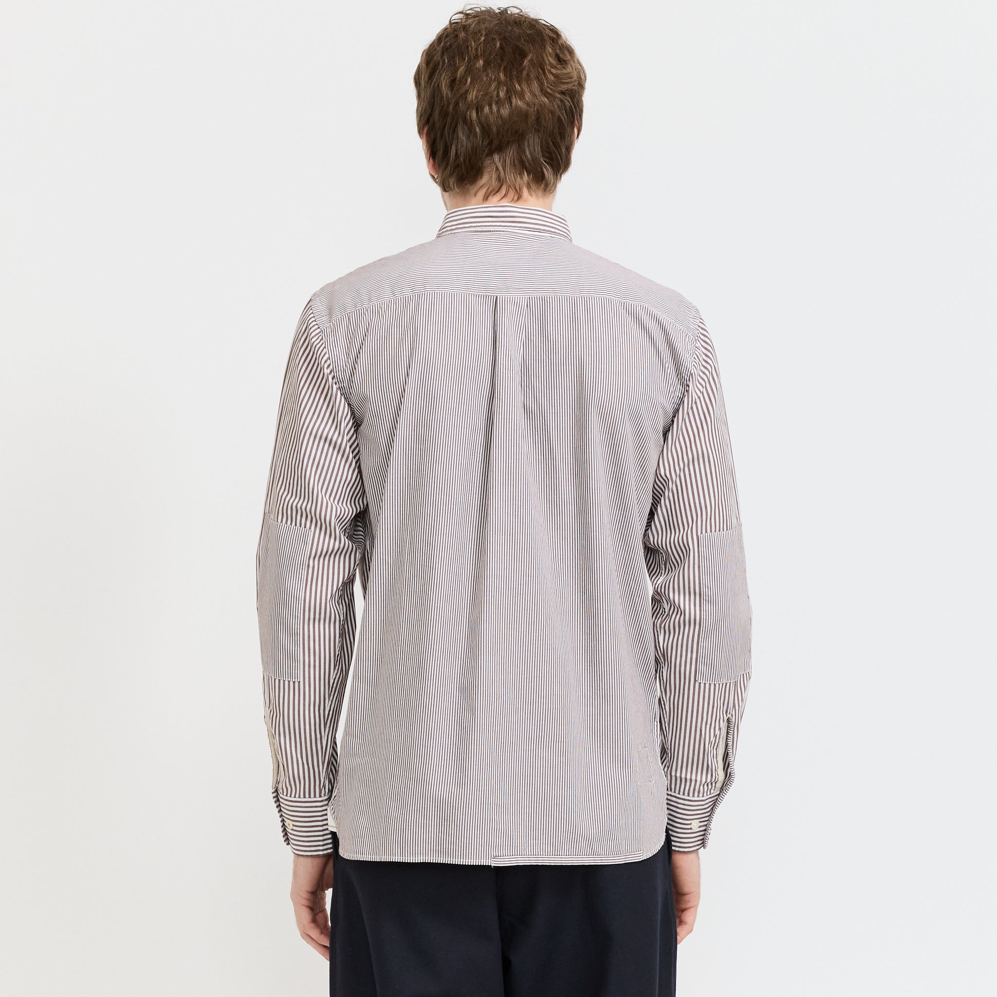 Patched Shirt Brown