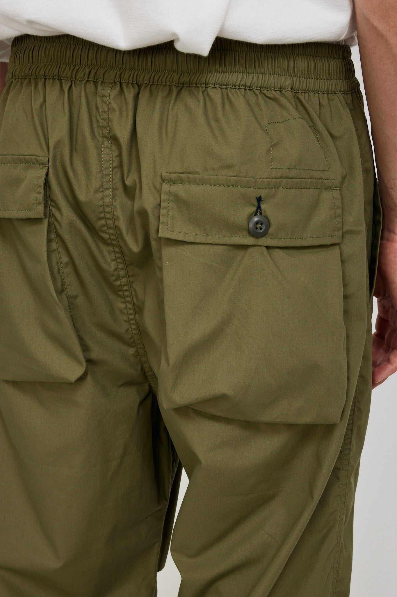 Universal Works | Parachute Pant Olive Recycled Poly Tech | Maplestore