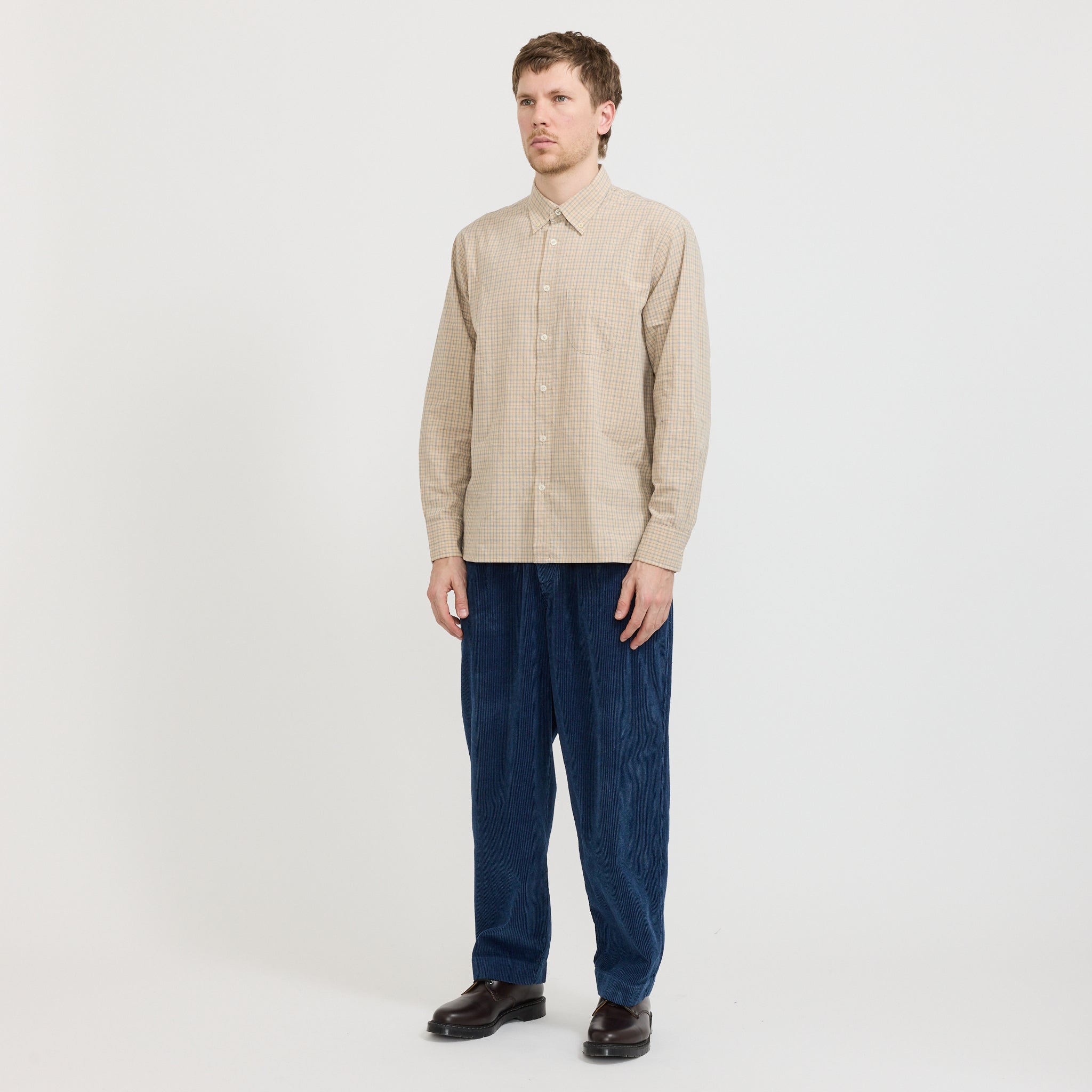 Oxford Pant Recycled Indigo Cord