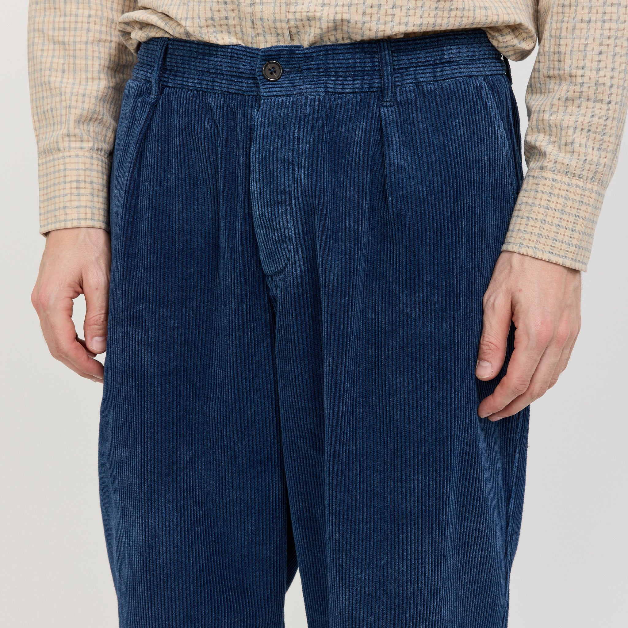 Oxford Pant Recycled Indigo Cord