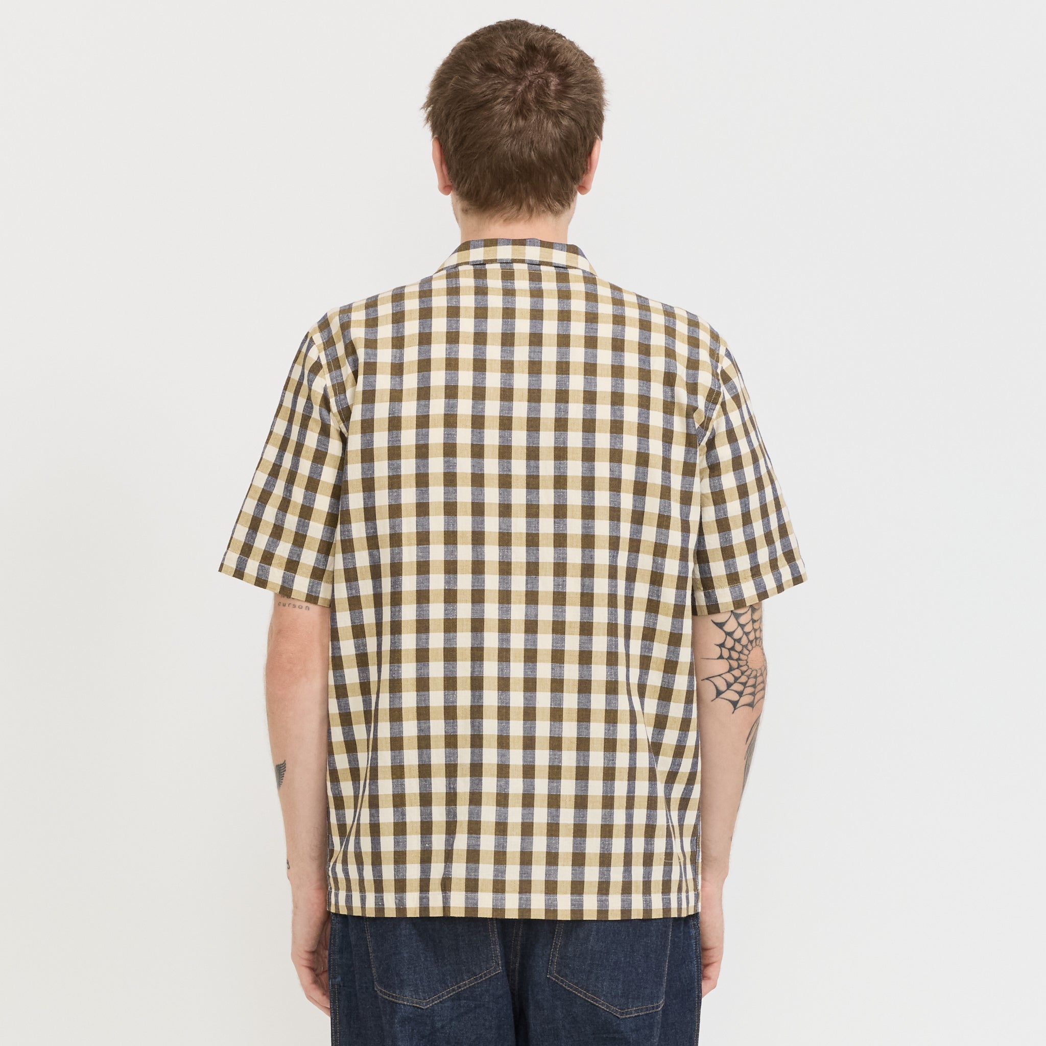 Universal Works | Road Shirt Aberdeen Lincot Olive | Maplestore