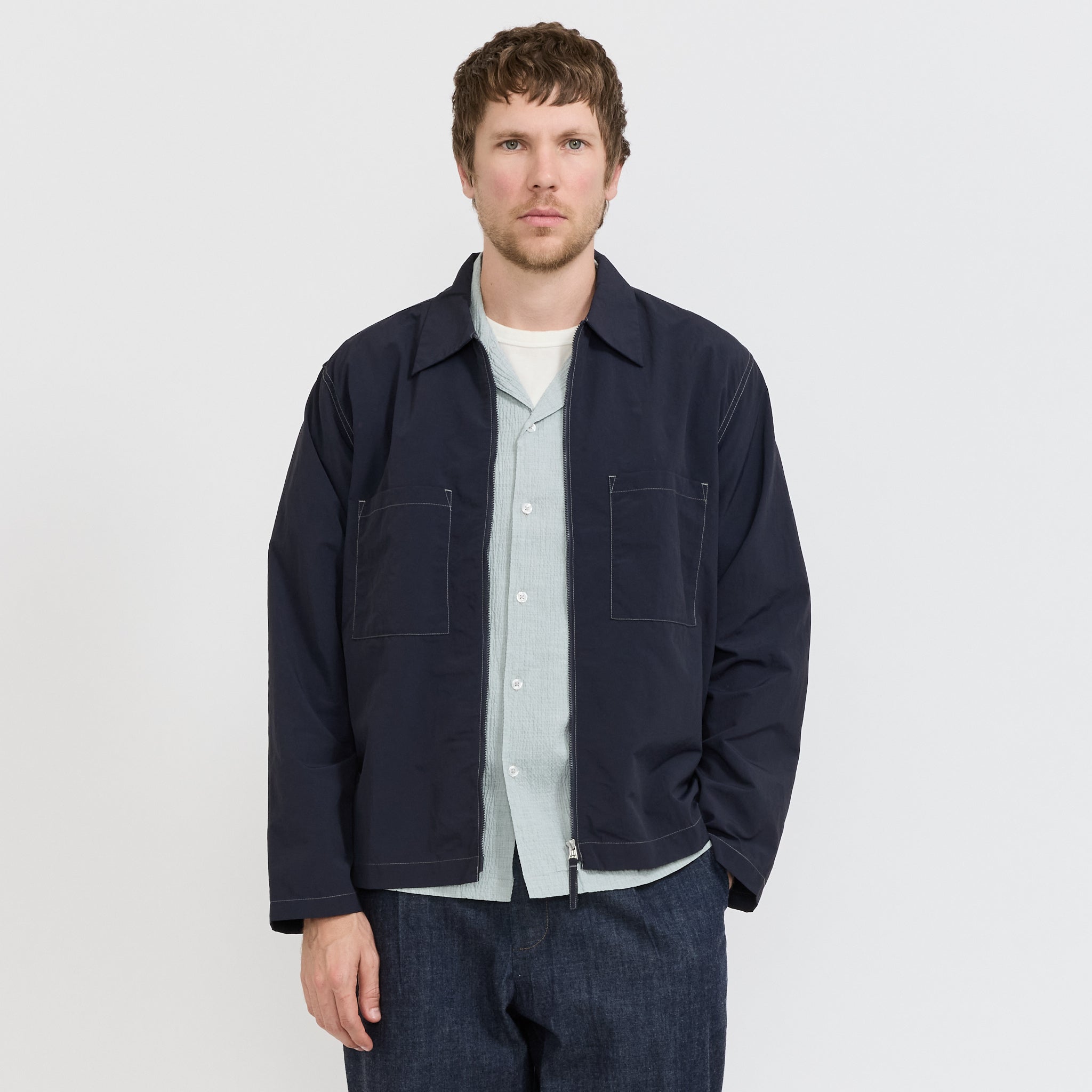 Zip Too Shirt Navy