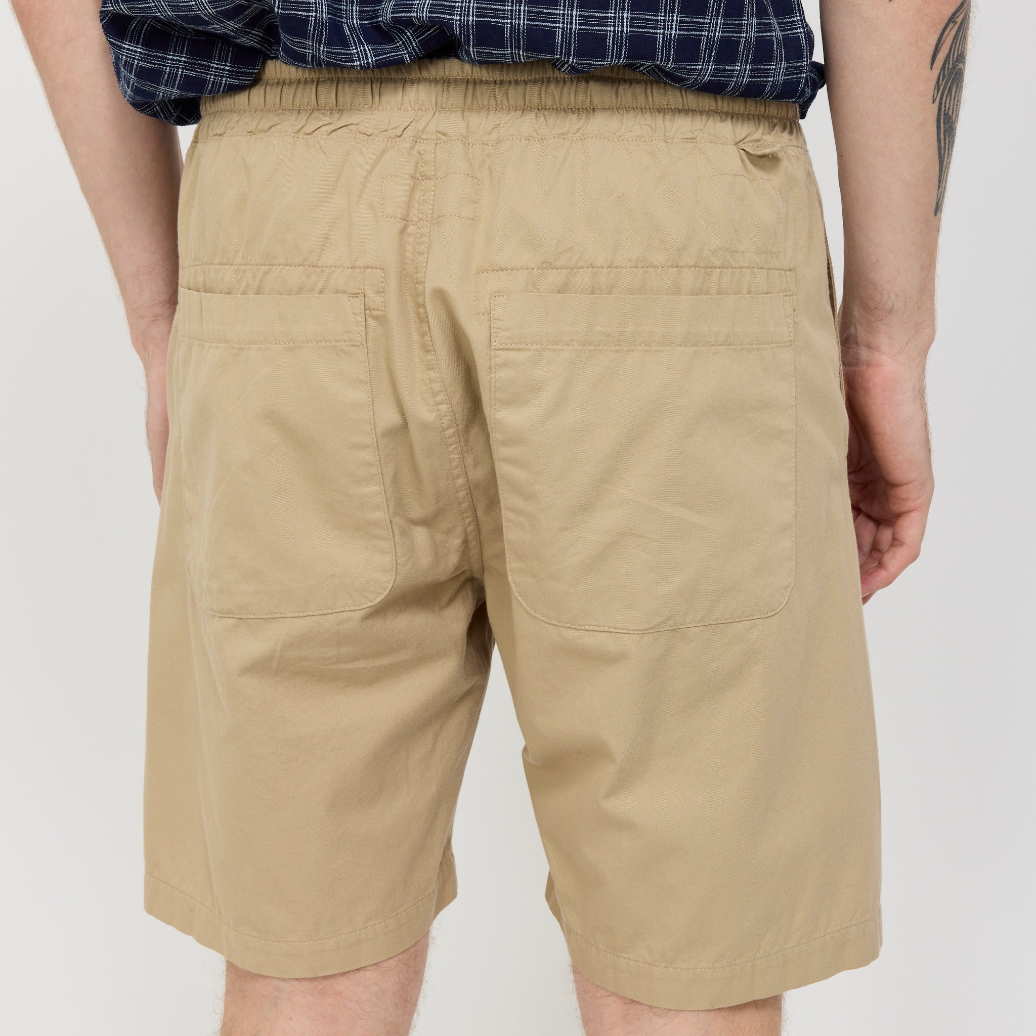 Universal Works | Simple Short Military Cotton Sand | Maplestore