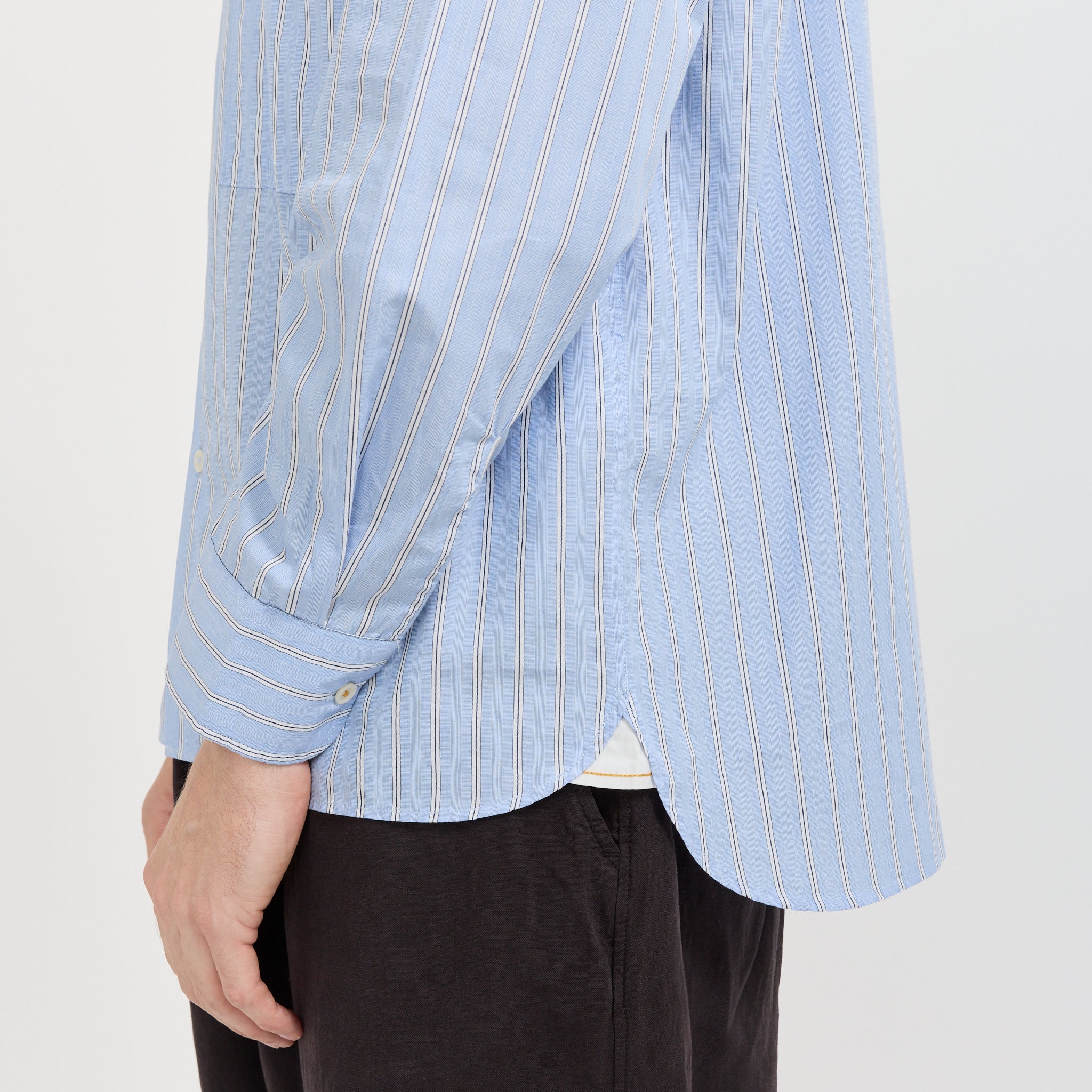 Universal Works | Square Pocket Shirt Blue | Maplestore