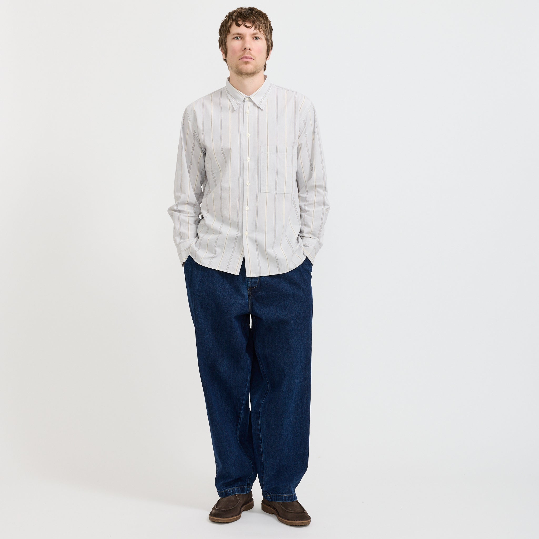 Square Pocket Shirt Dove