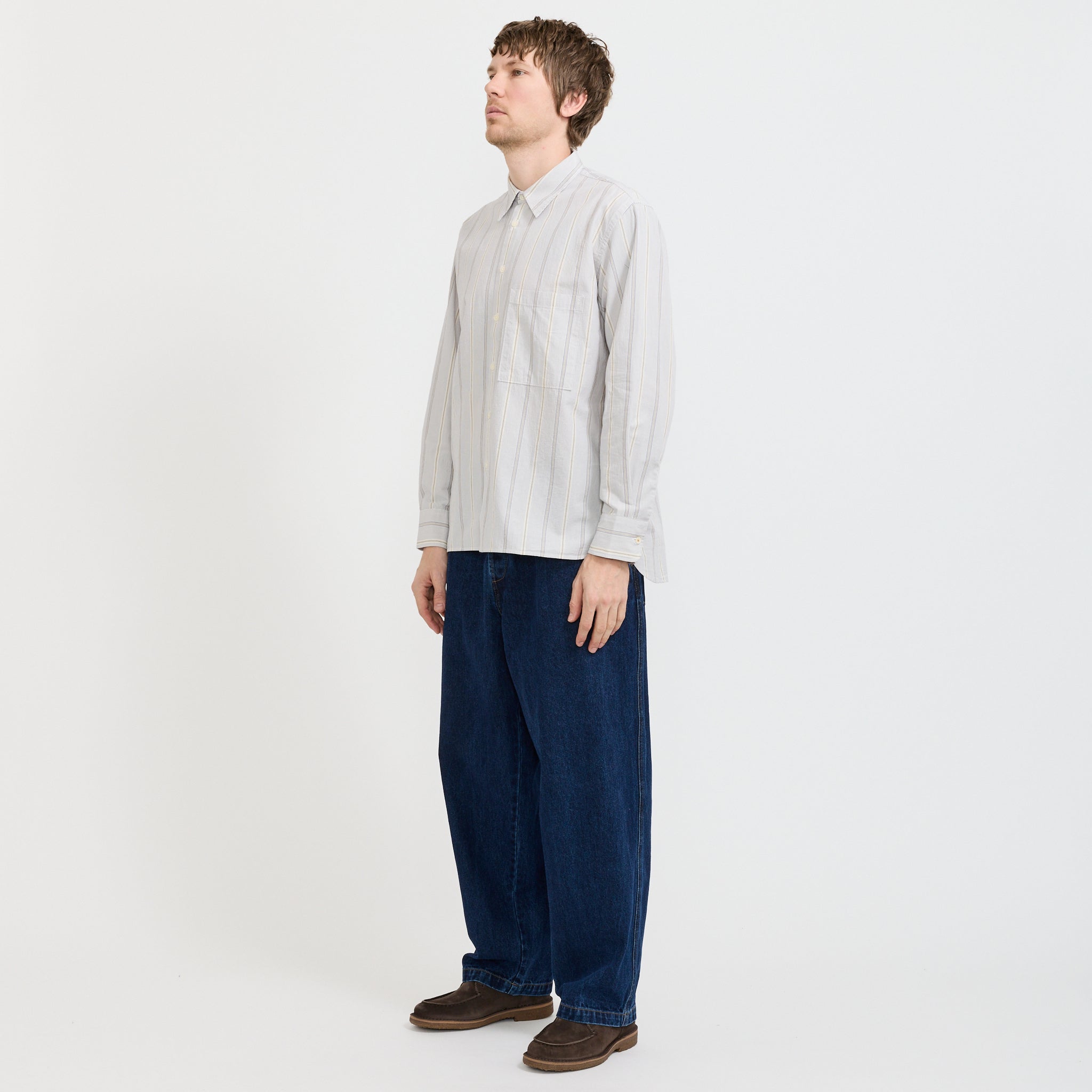 Square Pocket Shirt Dove