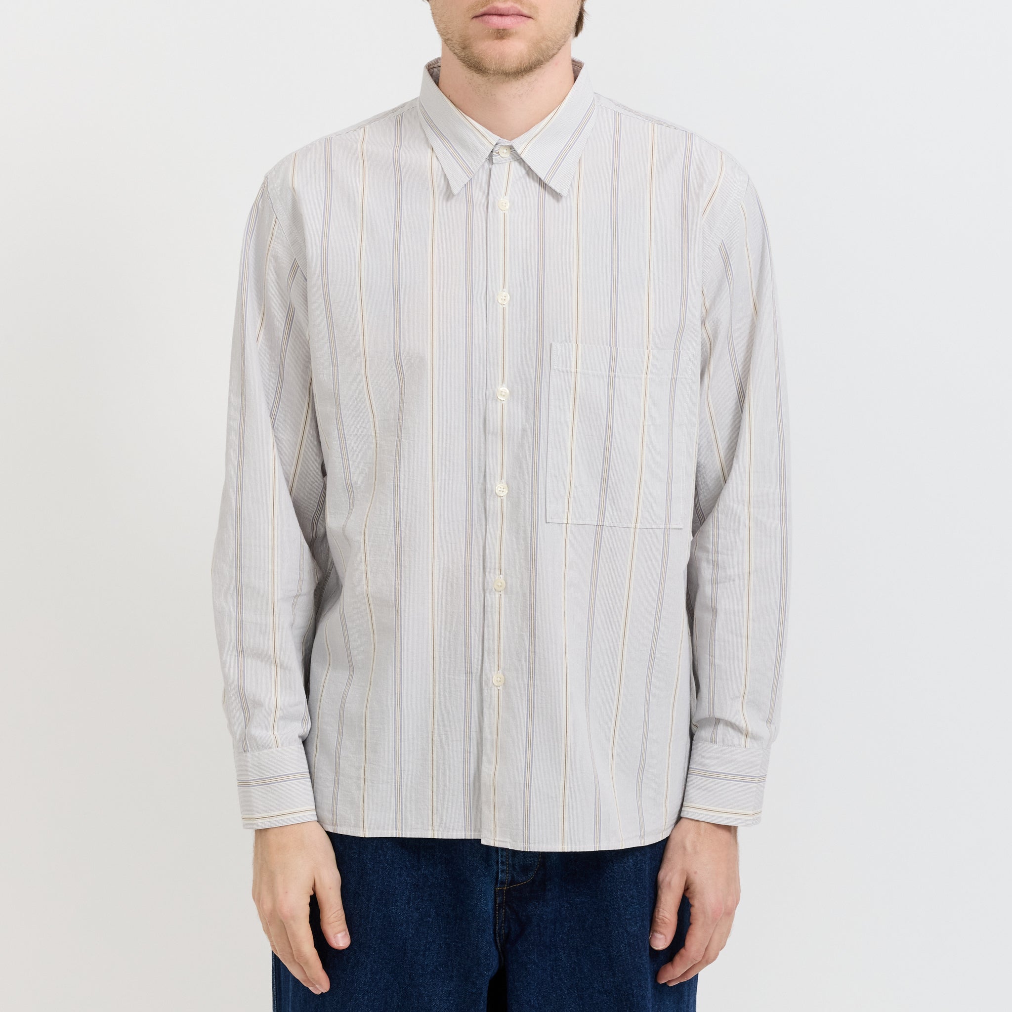 Square Pocket Shirt Dove