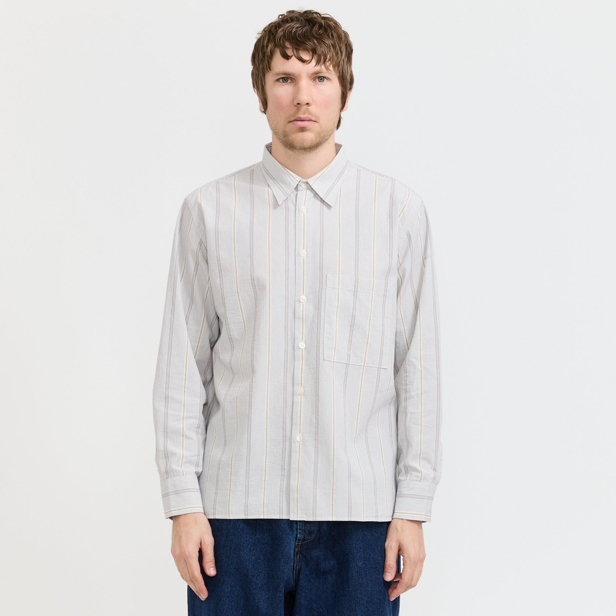 Square Pocket Shirt Dove
