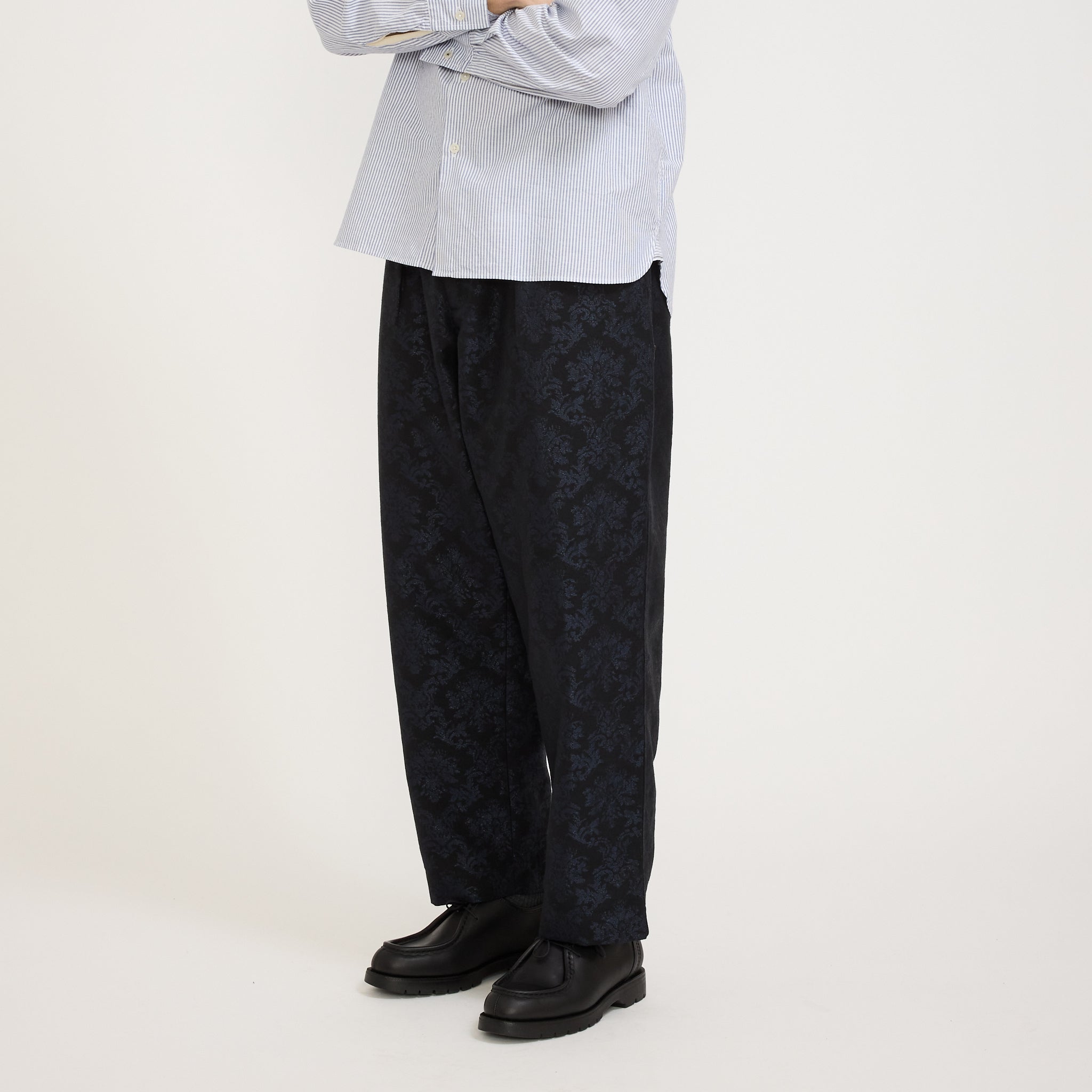 Oxford Pant Black Starry Night Cotton Mix
