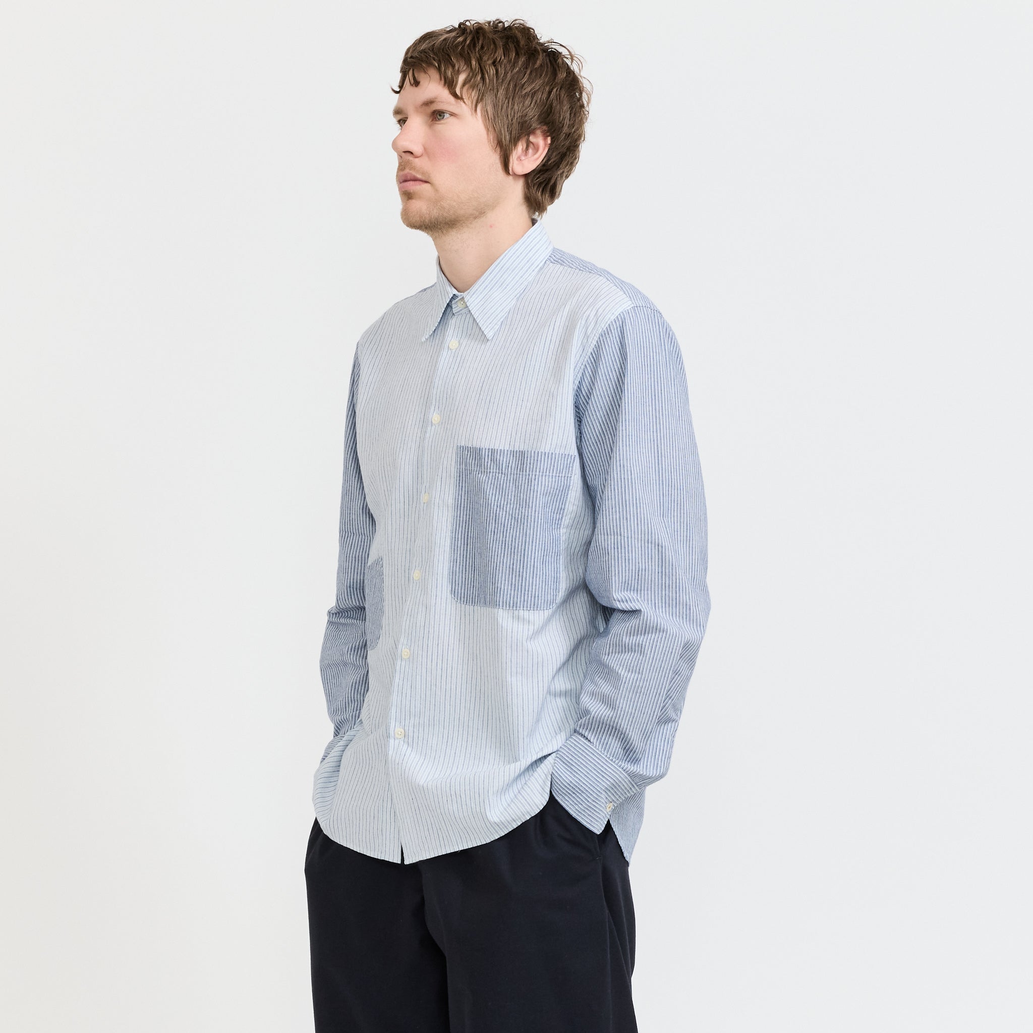 Station Shirt Mix Stripe