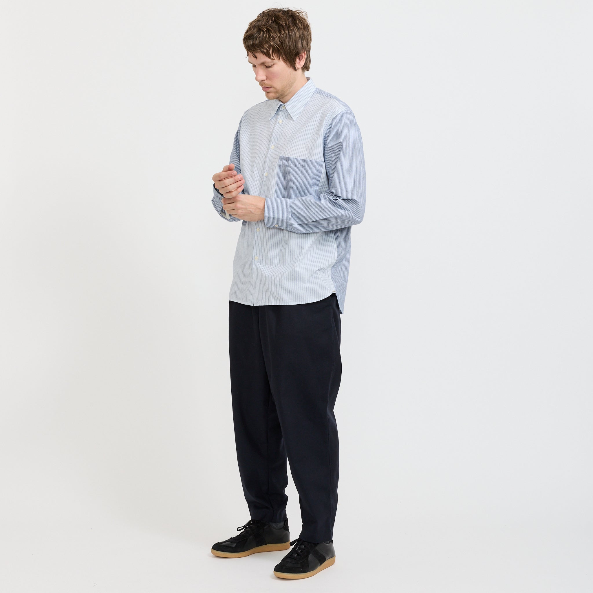 Station Shirt Mix Stripe